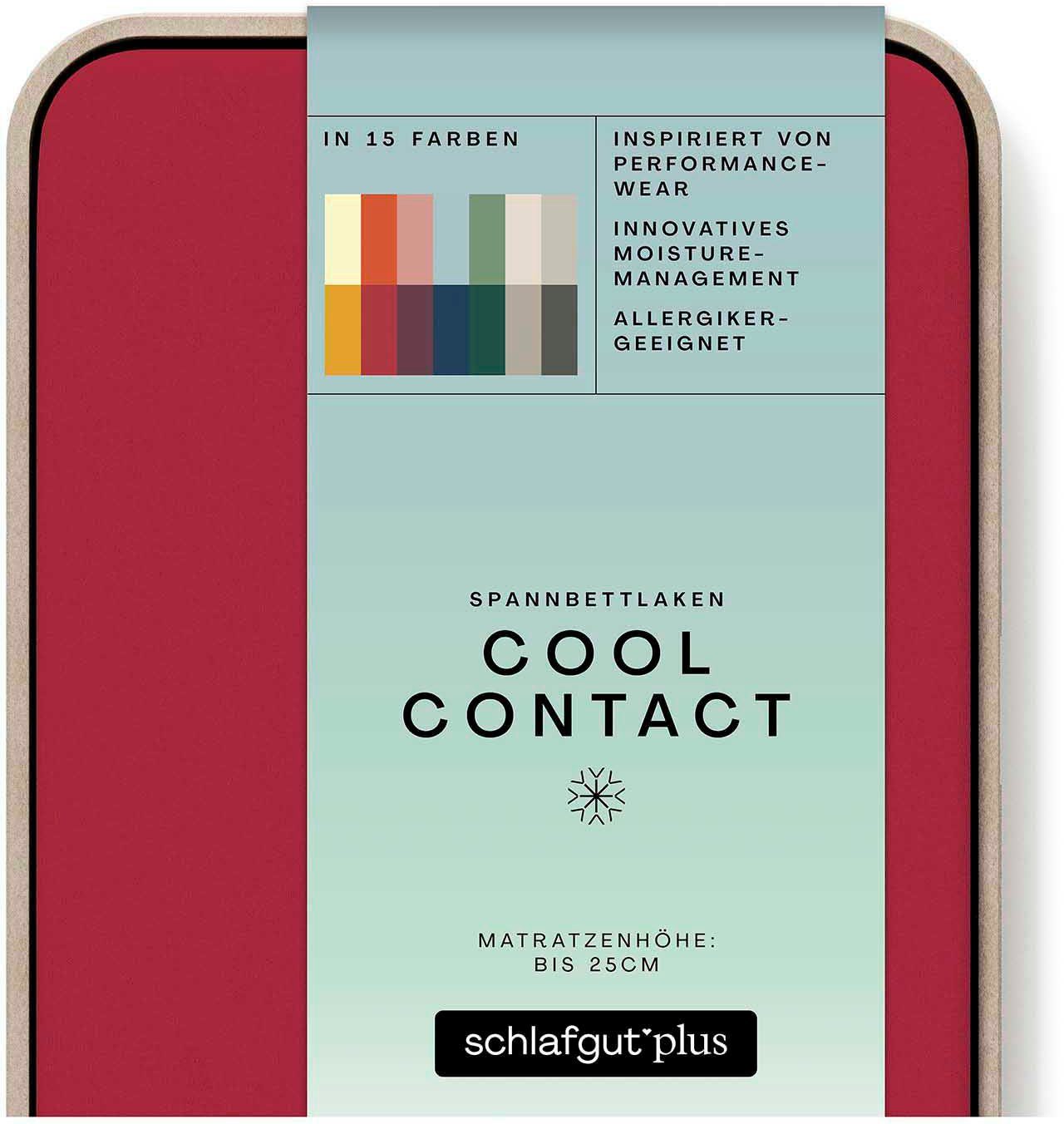 Schlafgut Hoeslaken Cool Contact 100% gekamd microvezel (1 stuk)