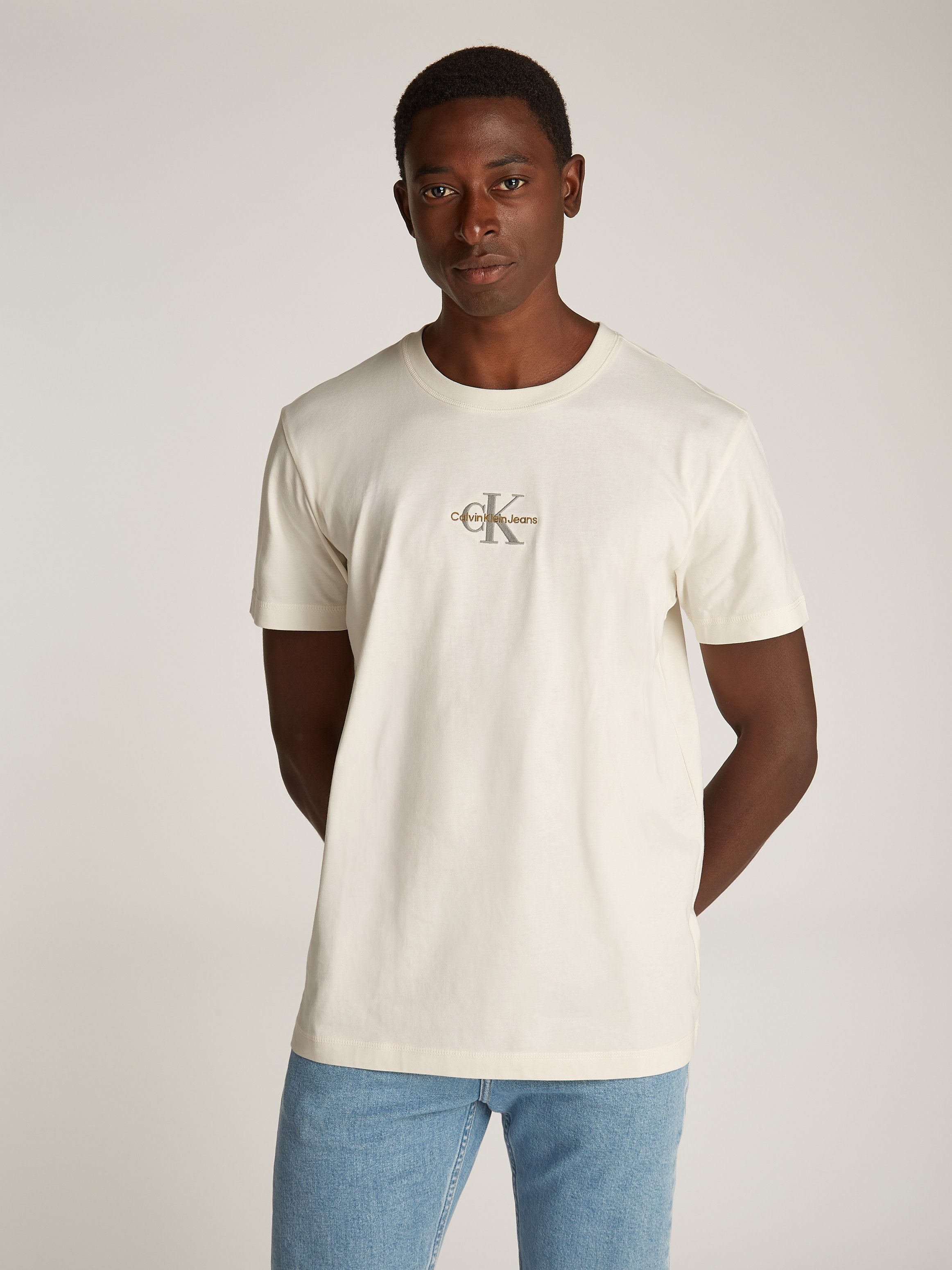 Calvin Klein T-shirt MONOLOGO TEE met een logo-opschrift