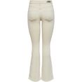 only bootcut jeans onlblush mid flared dnm noos beige