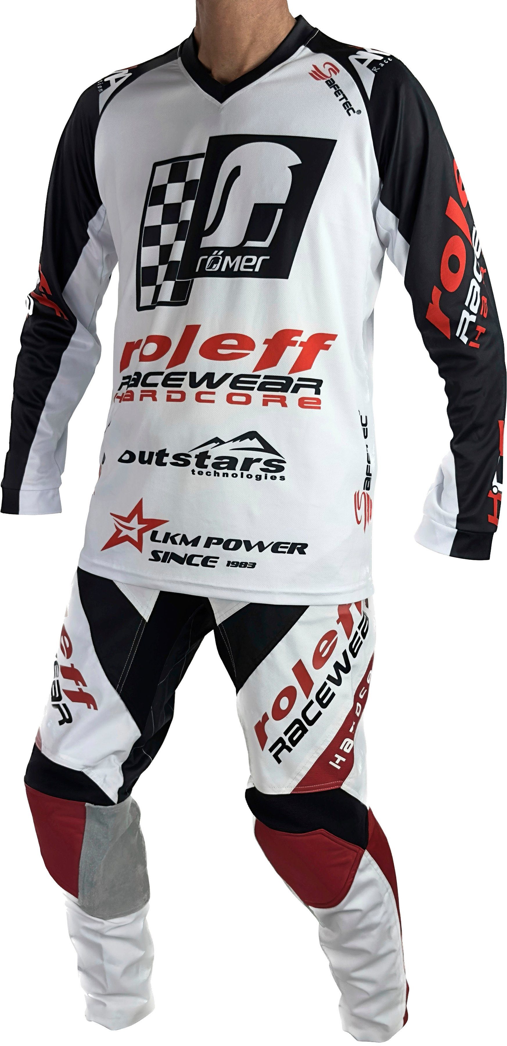 roleff Motorbroek Motocross RO 872 met stretch-inzetten en leren versterkingen heren outdoorbroeken maat 30