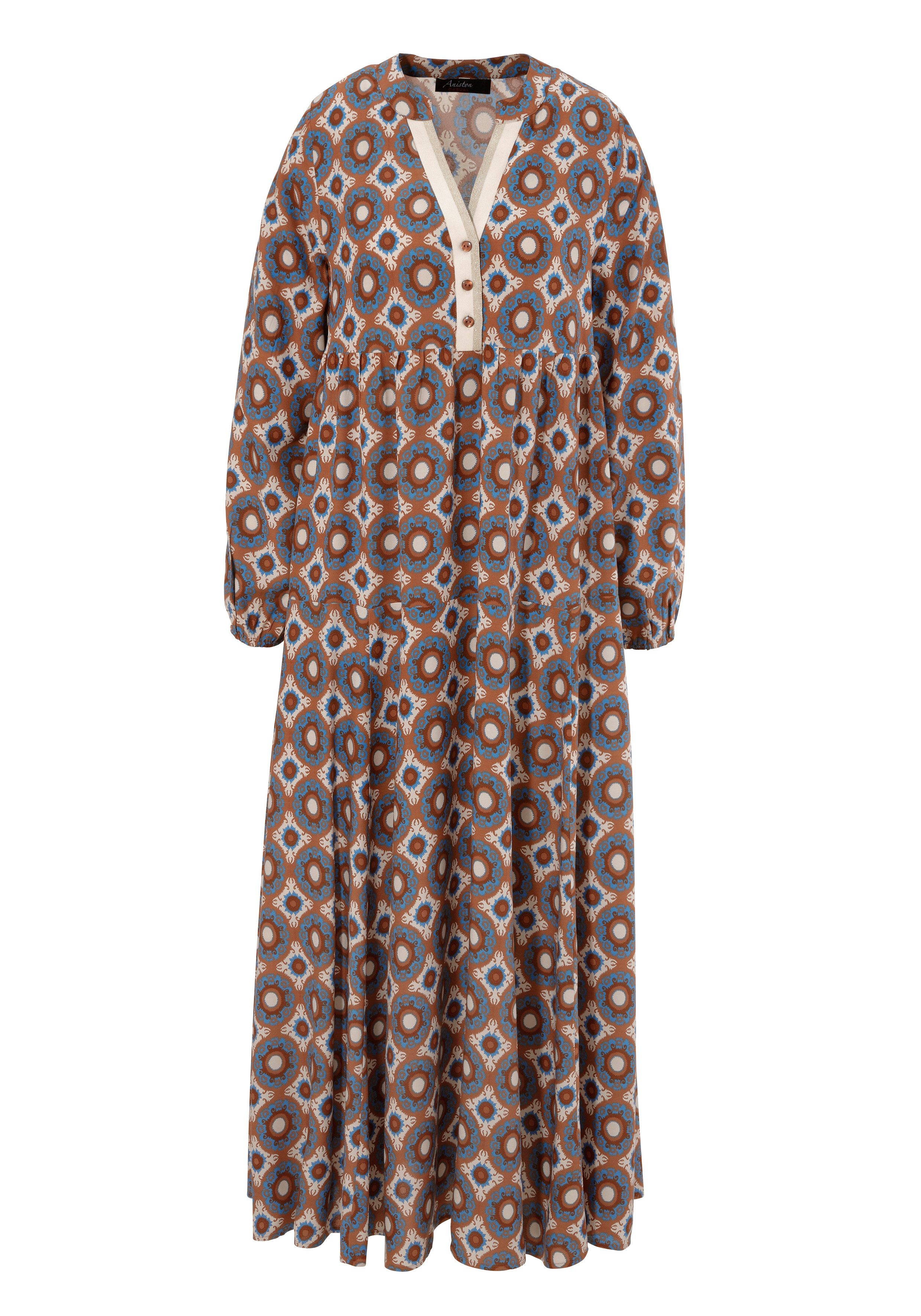 Aniston CASUAL Maxi-jurk met fantasierijke mandala-print