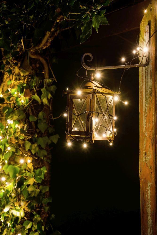KONSTSMIDE Led-lichtsnoer Kerstversiering buiten gevroren, 80 warmwitte diodes