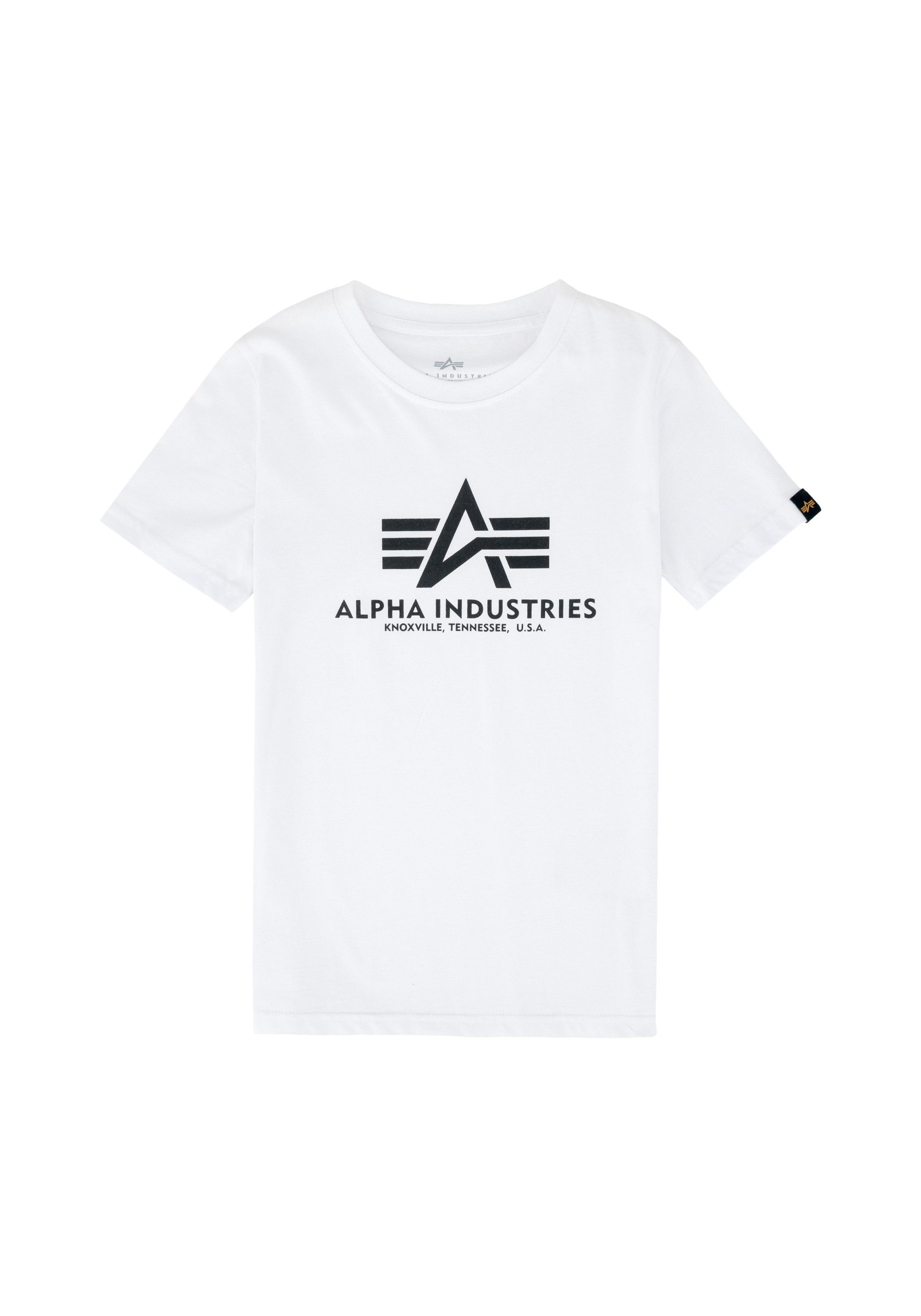 Alpha Industries T-shirt Alpha Industries Kids - T-Shirts Basic T Kids/Teens kinderen t-shirts maat 10 wit
