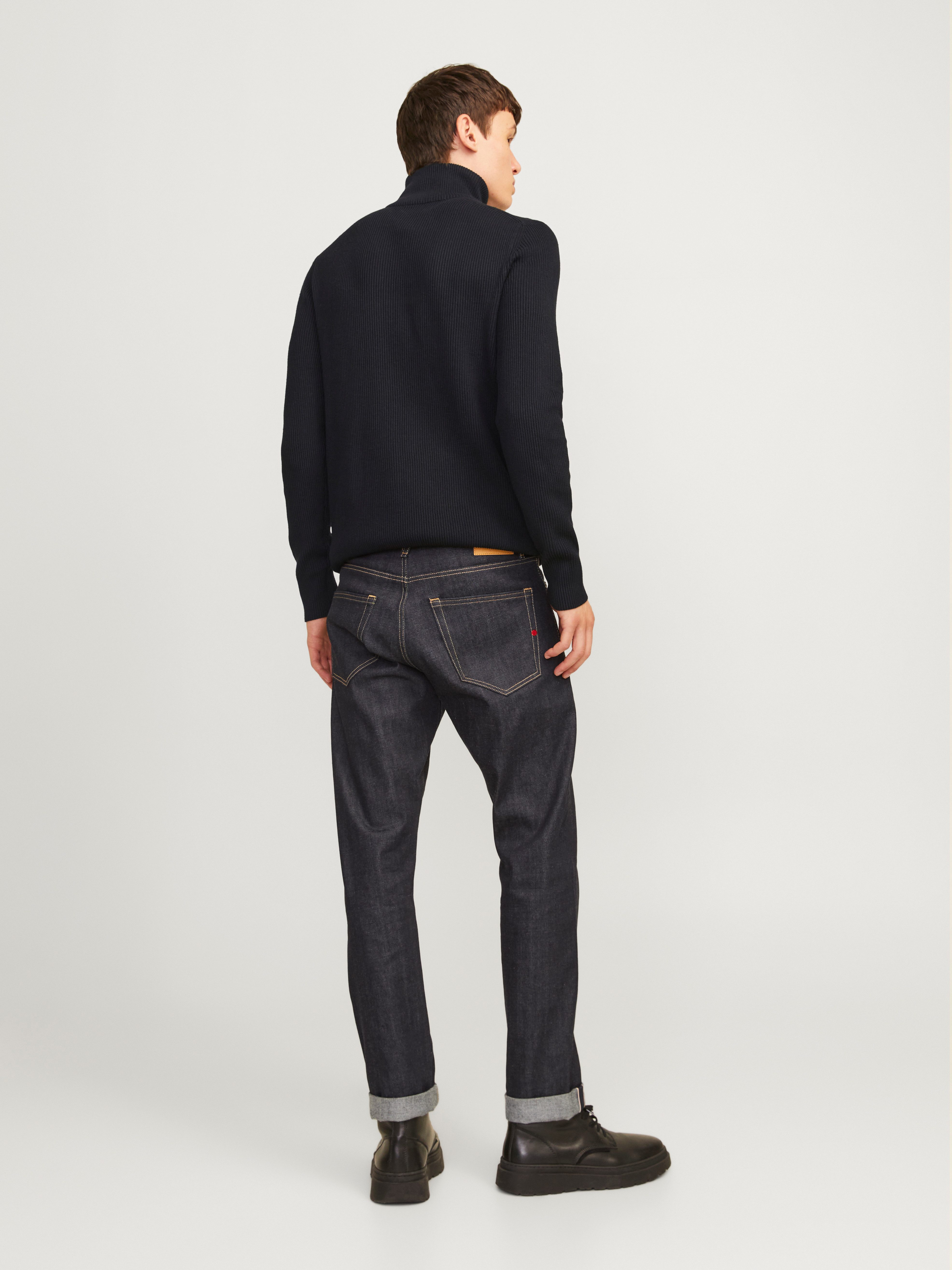 Jack & Jones Schipperstrui JJEPERFECT KNIT HALF ZIP SN