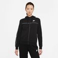 nike sportswear sweatvest womens millennium full-zip hoodie zwart