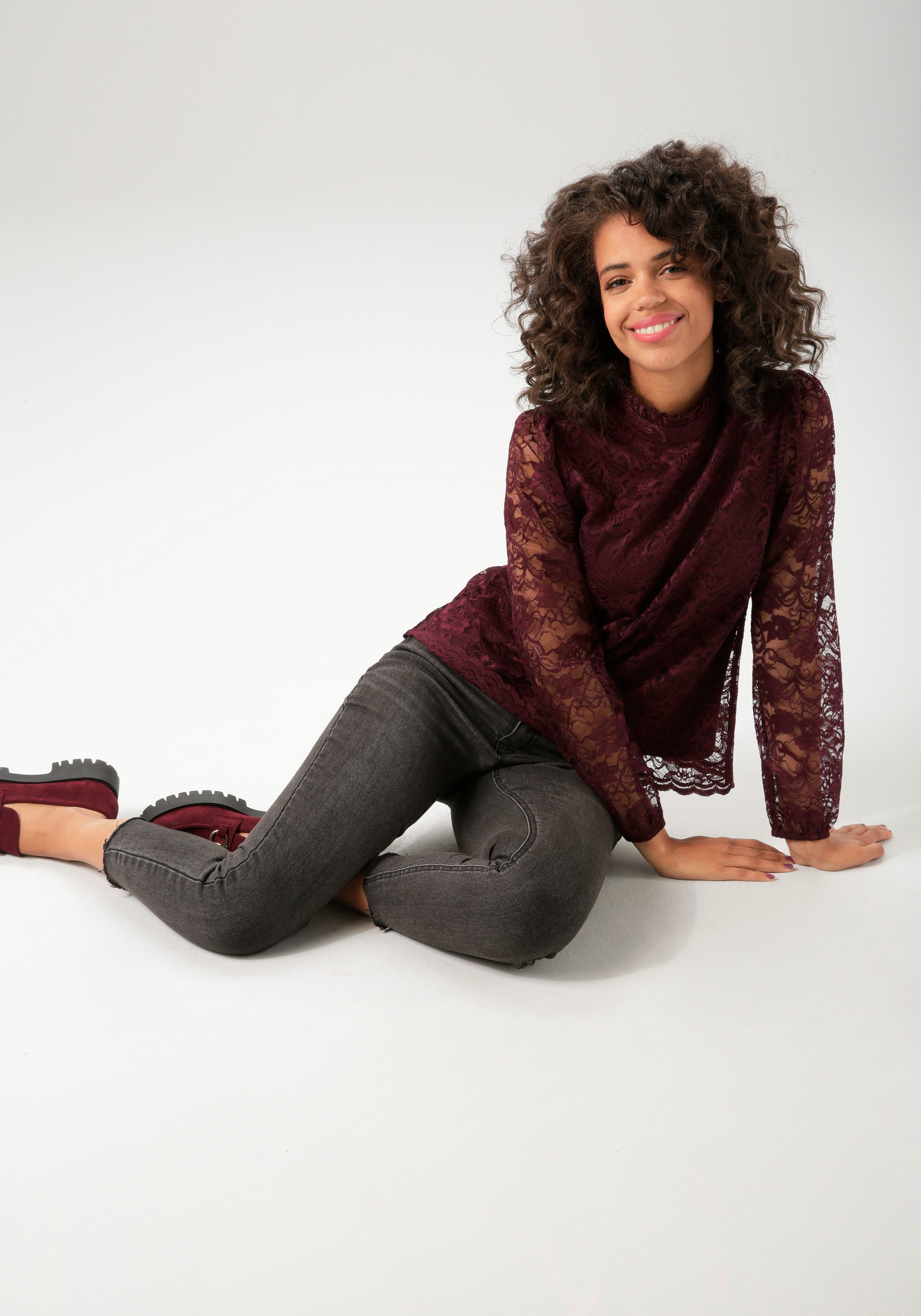 Aniston CASUAL Kanten blouse