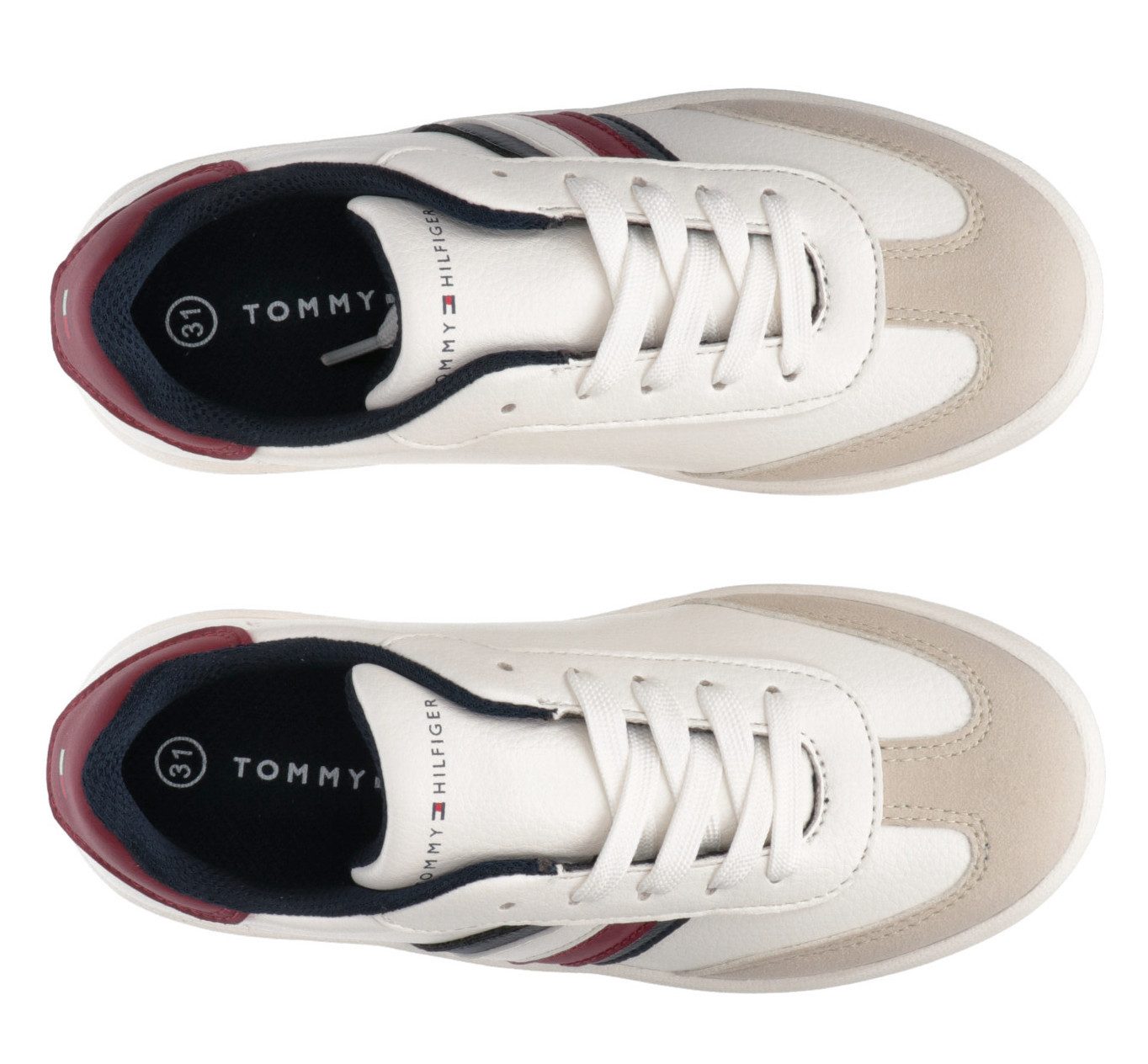 Tommy Hilfiger Sneakers Vrijetijdsschoen, lage schoen, veterschoen in trendy retro look