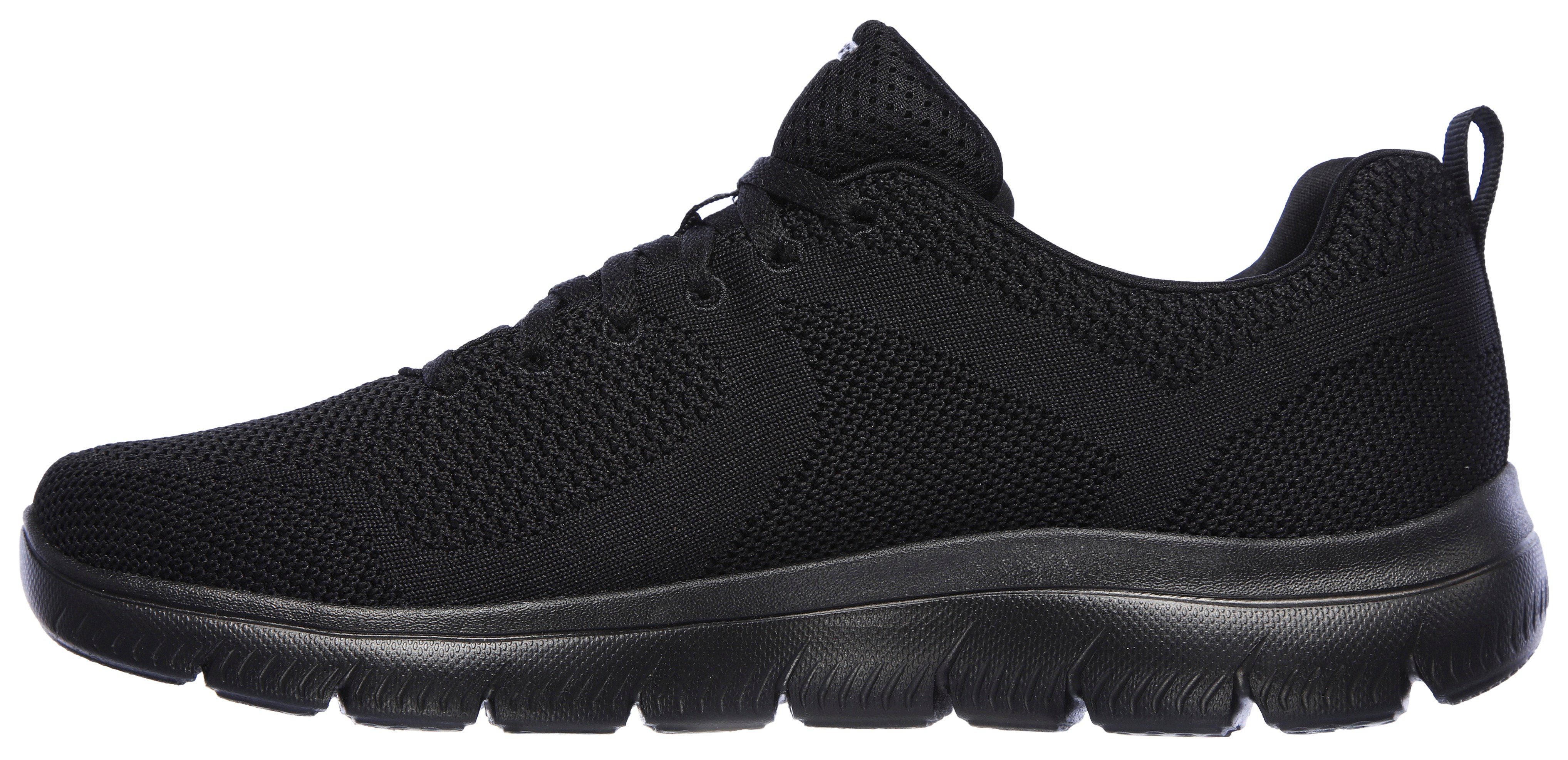 Skechers Sneakers Summits met gepolsterde schaprand, vrijetijdsschoen, lage schoen, veterschoen