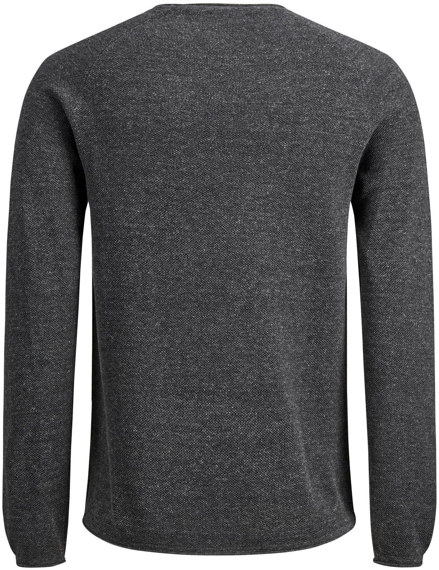 Jack & Jones Trui met ronde hals JJEHILL Effen trui met aangenaam draagcomfort