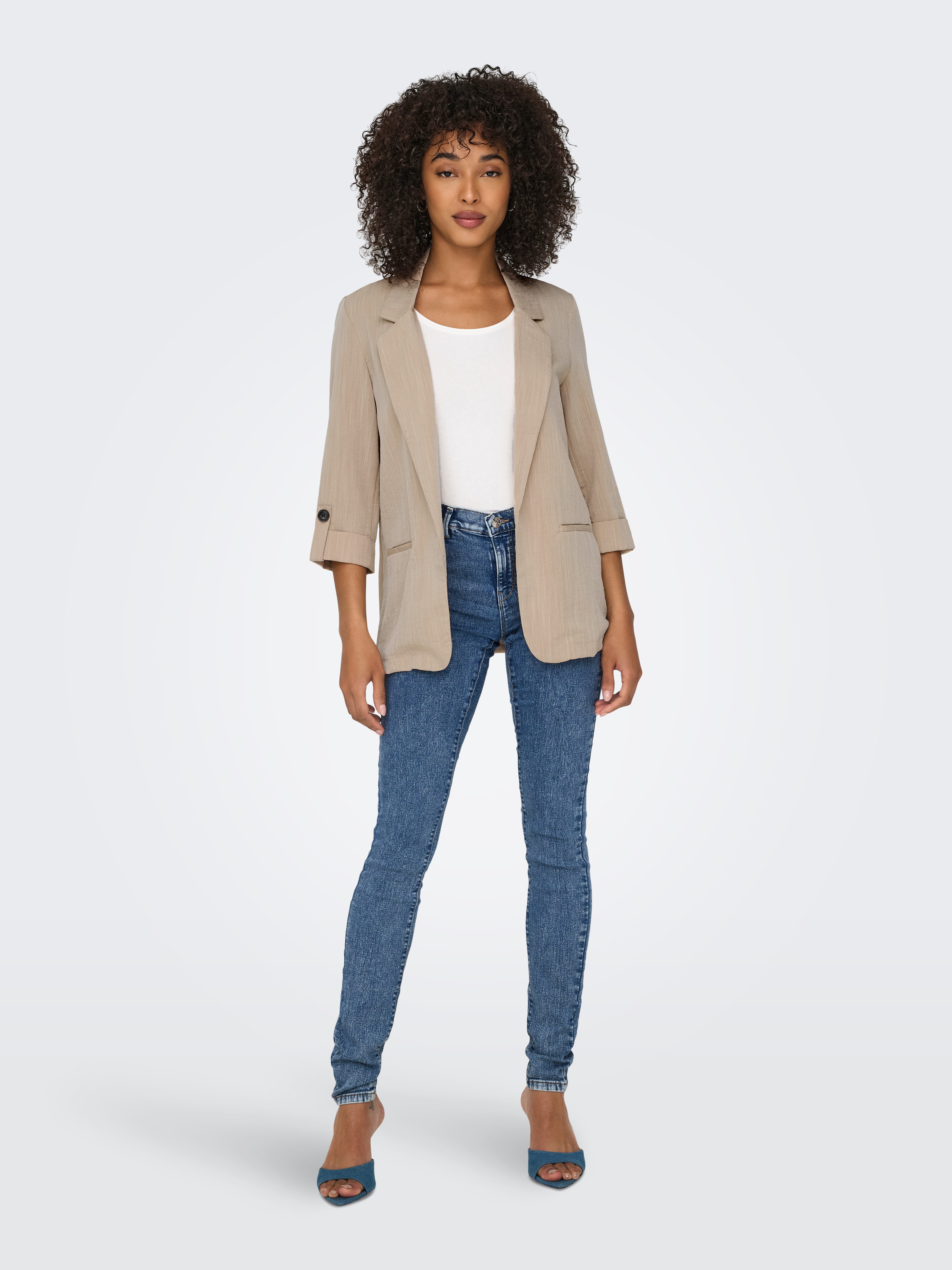 Only Korte blazer ONLMARSA 3/4 BLAZER WVN NOOS