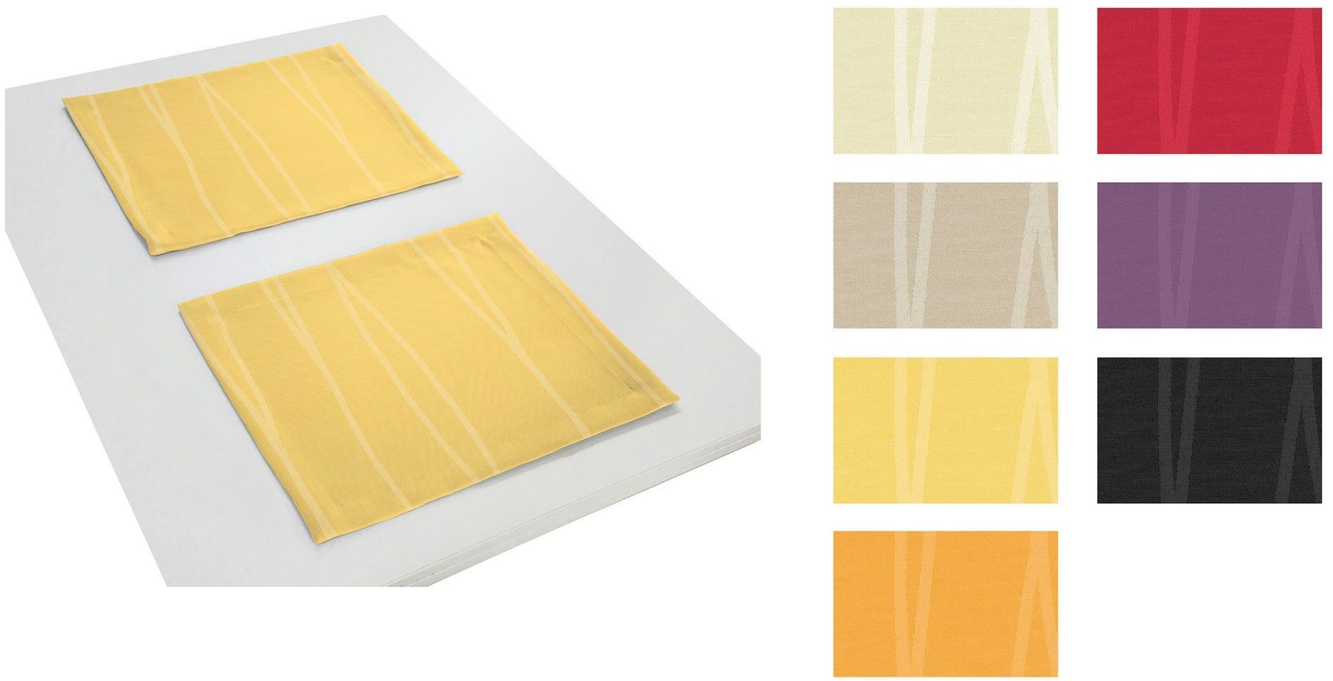 Wirth Set placemats LANGWASSER (set, 2 stuks)