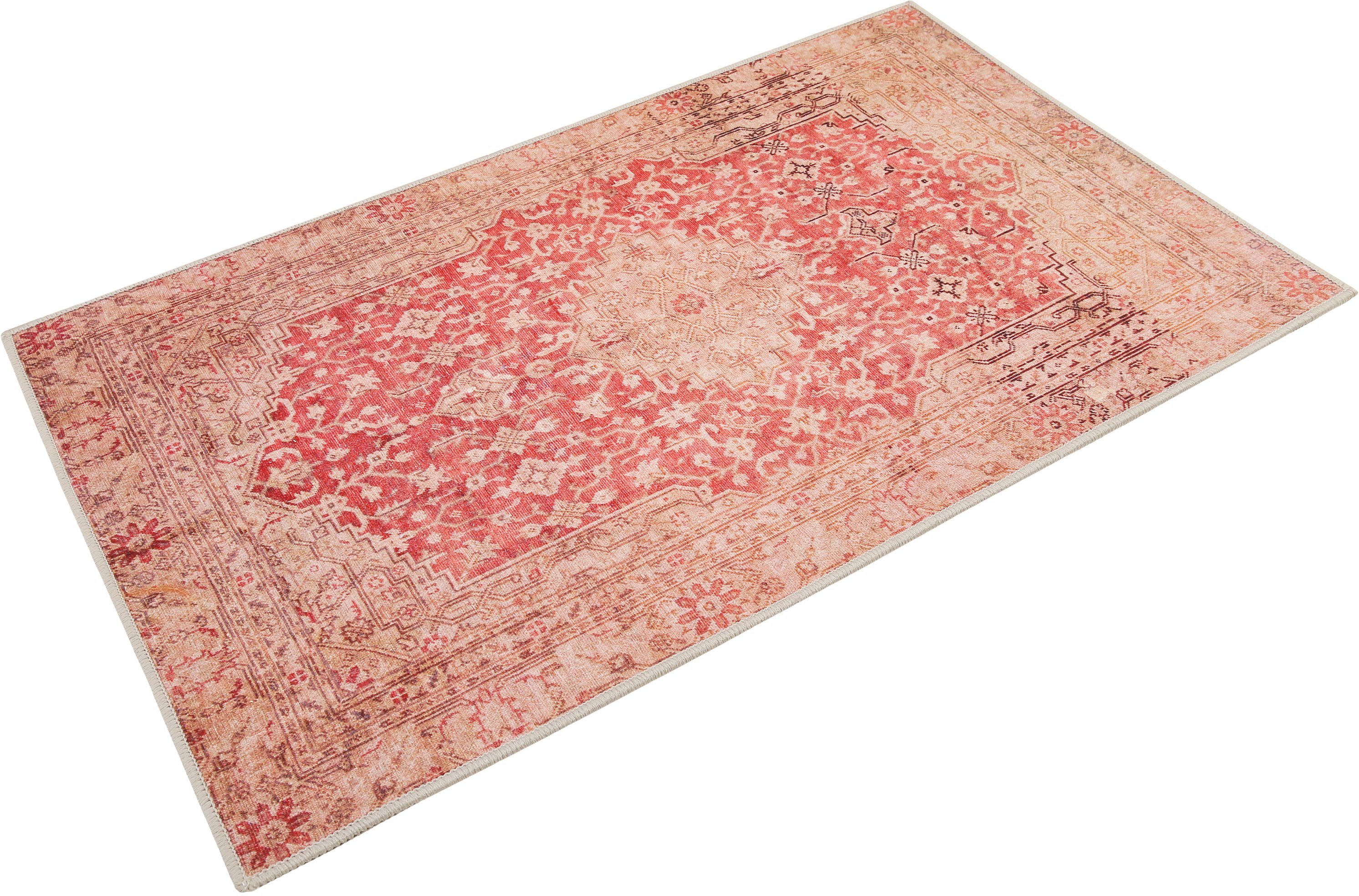 Wecon Home Badmat Polaroid Vintage oriënt stijl, badmat, wasbaar (1 stuk)