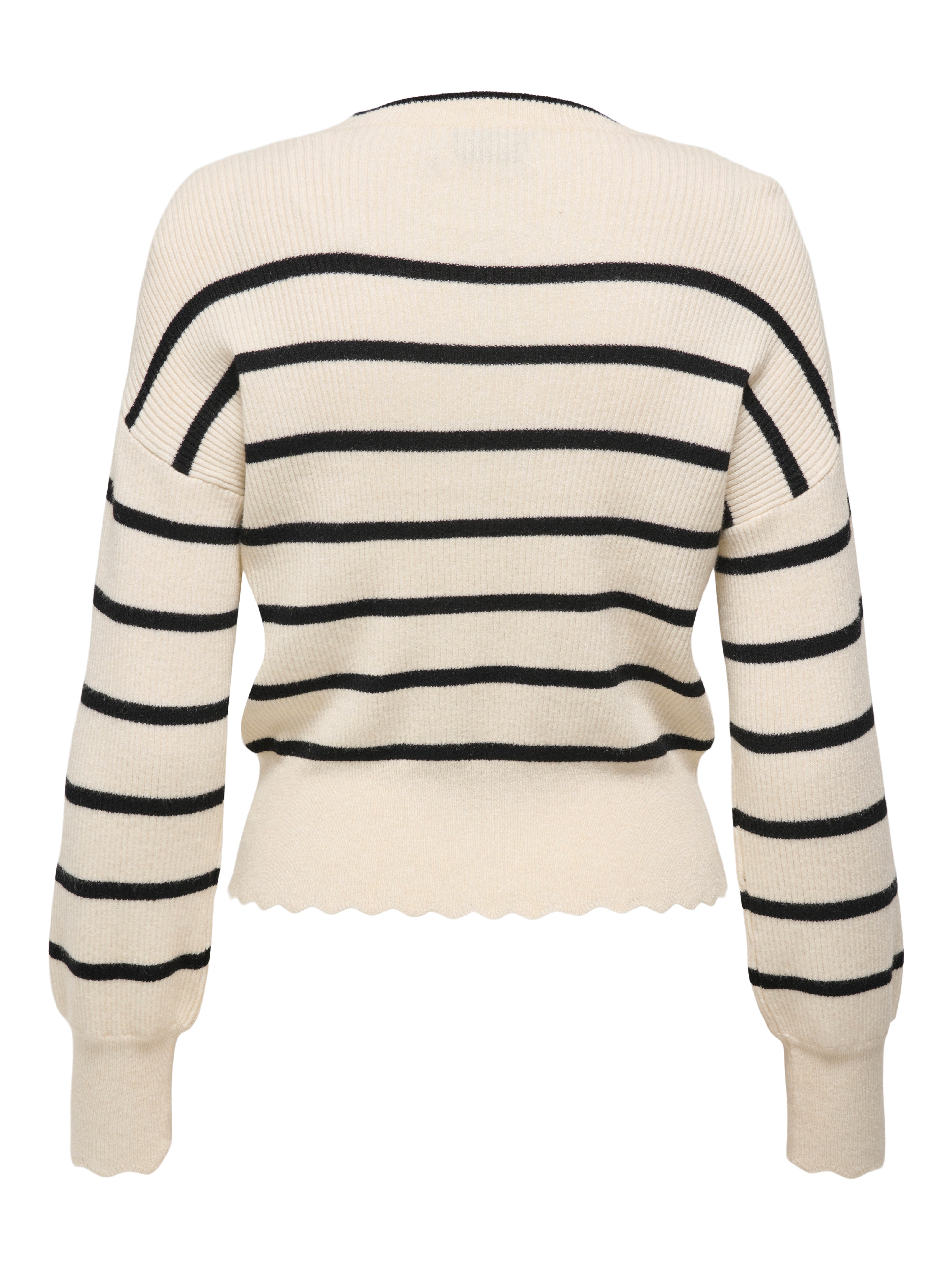 Only Trui met ronde hals ONLIBI LS O-NECK NOOS KNT