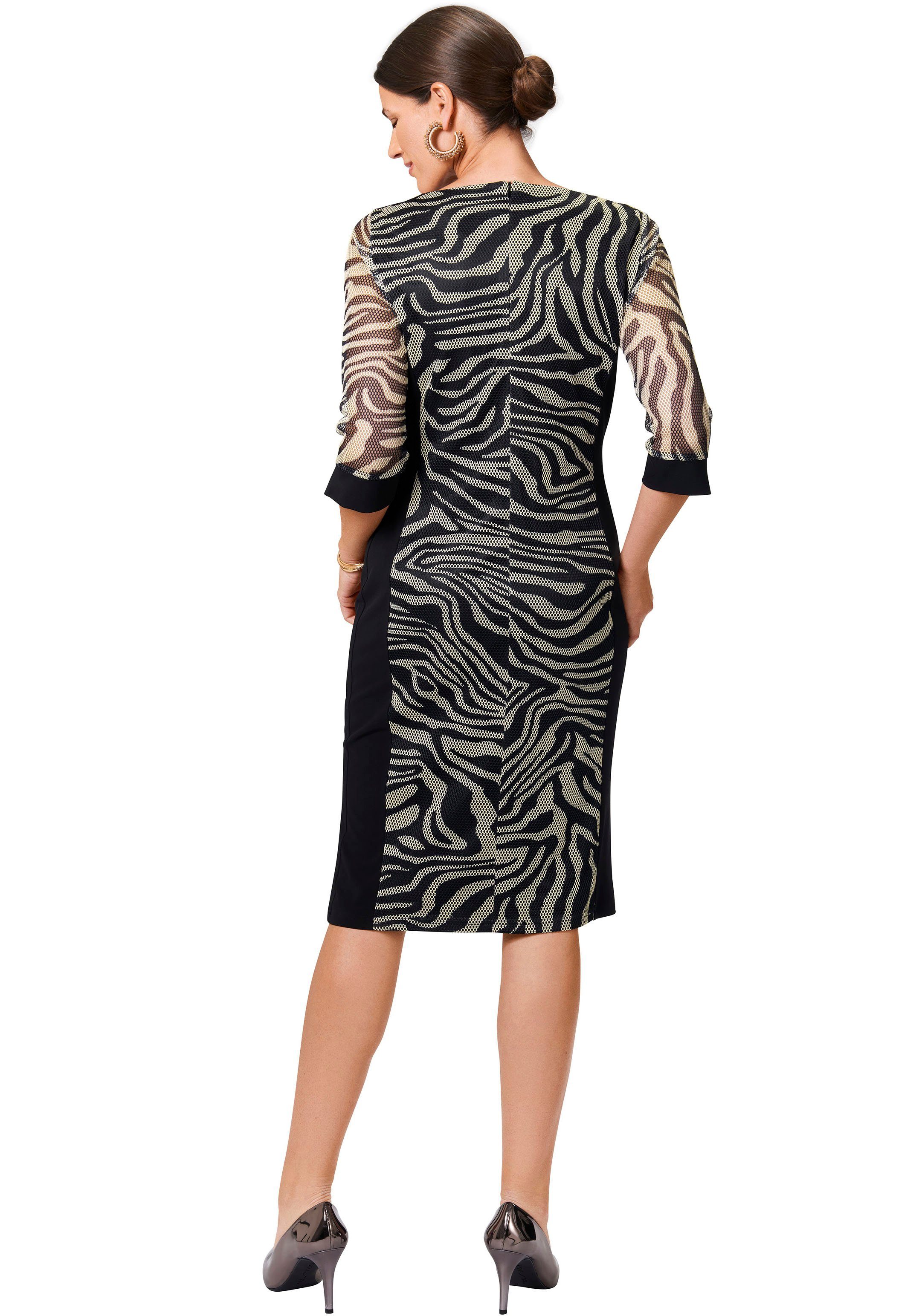 Select! By Hermann Lange Jerseyjurk met trendy all-over print