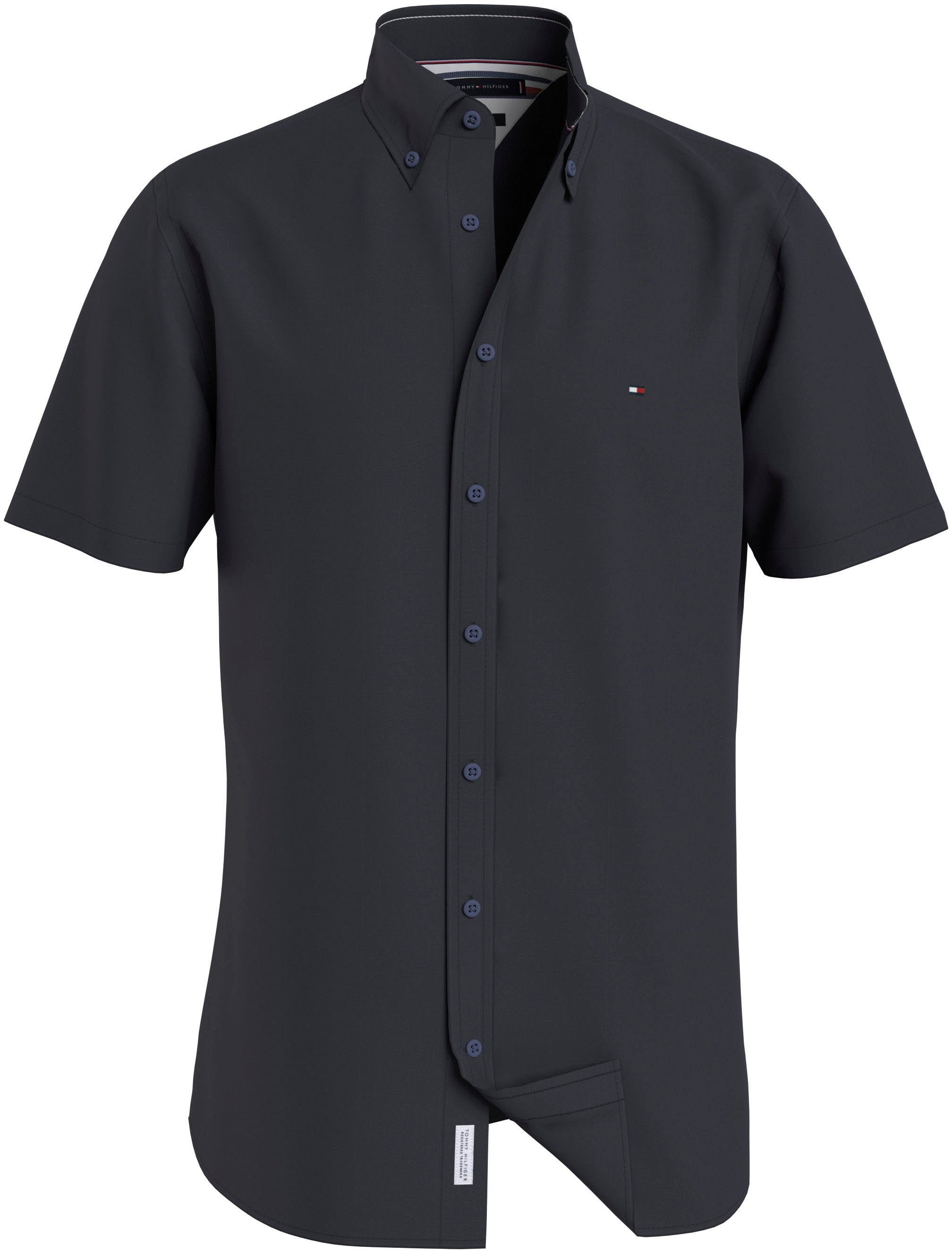 Tommy Hilfiger Overhemd met korte mouwen BT-FLEX POPLIN RF SHIRT S S-B