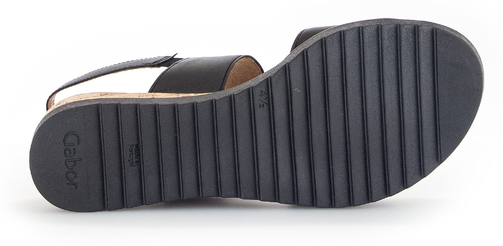 Gabor Sleehaksandaaltjes Genua , riemchensandaal, zomerschoen, comfort-schoen in breedte g (=breed)
