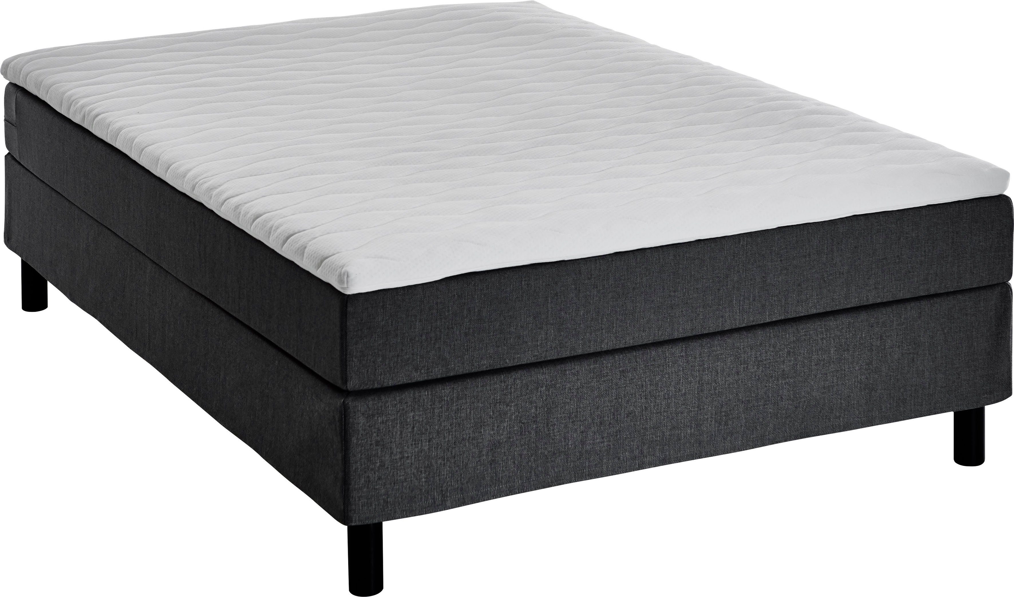 ATLANTIC home collection Boxspring Happy zonder hoofdbord, met topmatras, naar keuze met of zonder beddengoed