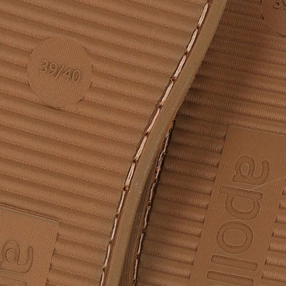 Apollo Pantoffels LADIES HOME BOOTS SUEDE met logo-embossing en knusse, warme binnenvoering
