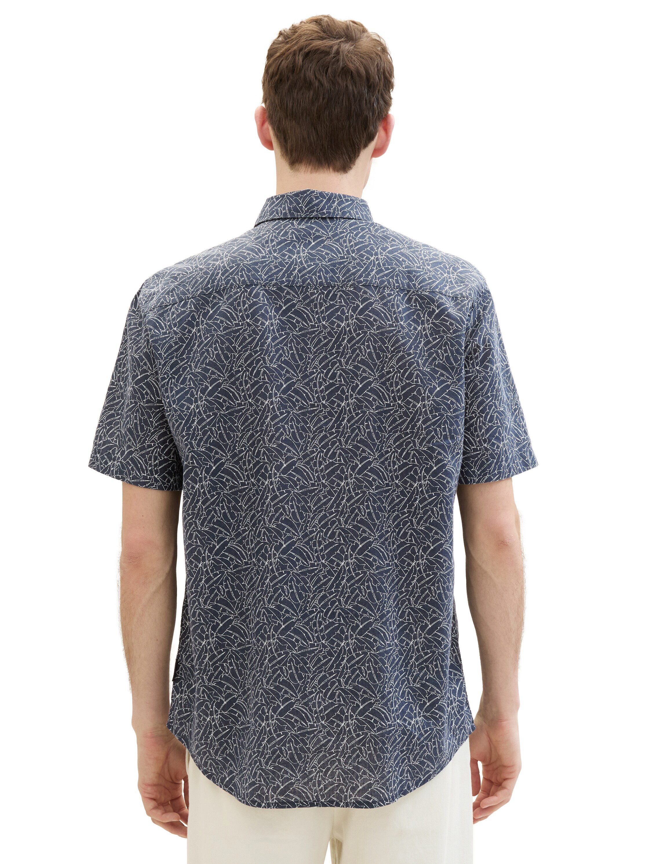 Tom Tailor Linnen overhemd met print all-over