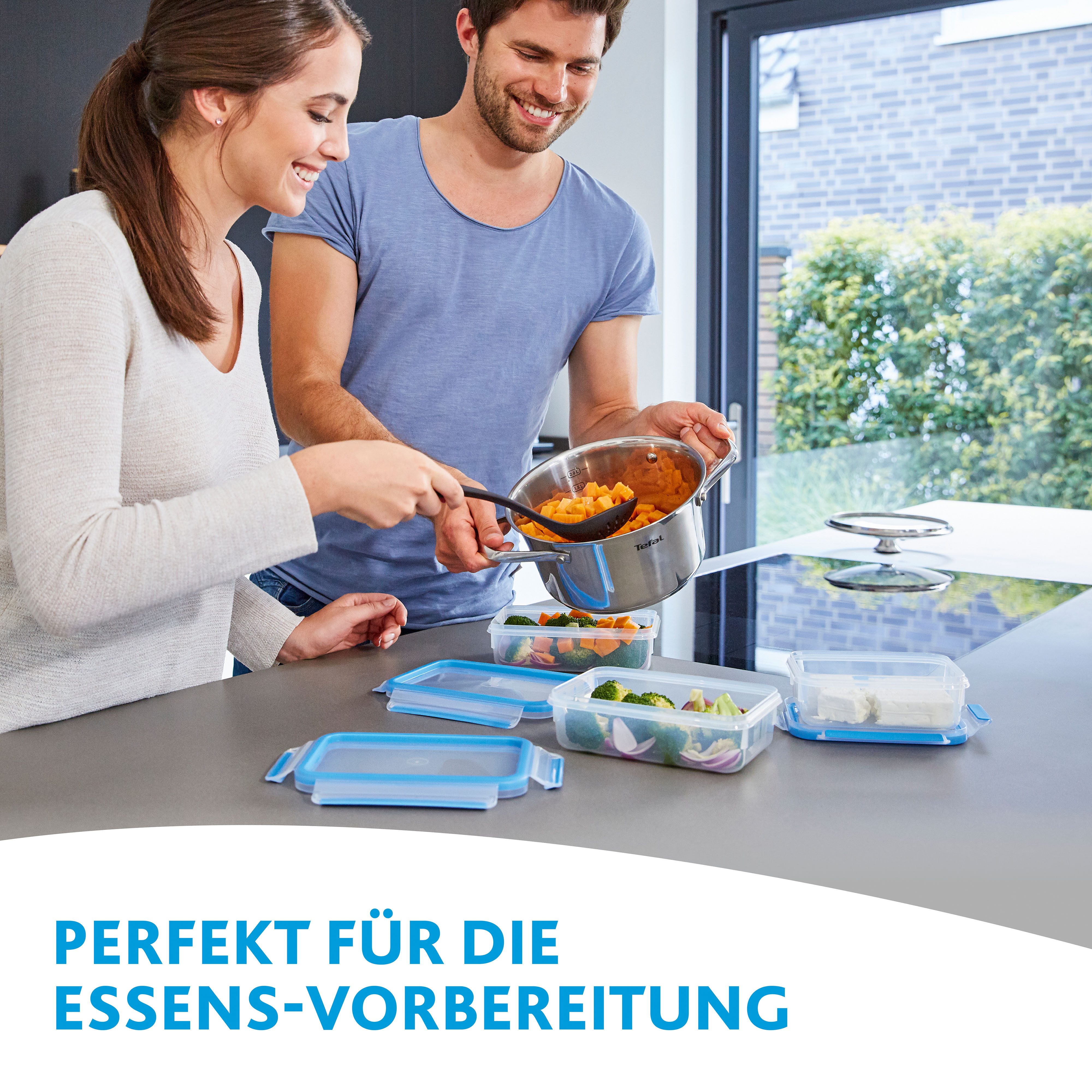 Emsa Vershoudtrommel Clip & Close 90 x 30 cm (breedte x hoogte) - kinderkamer, decoratie (2-delig)