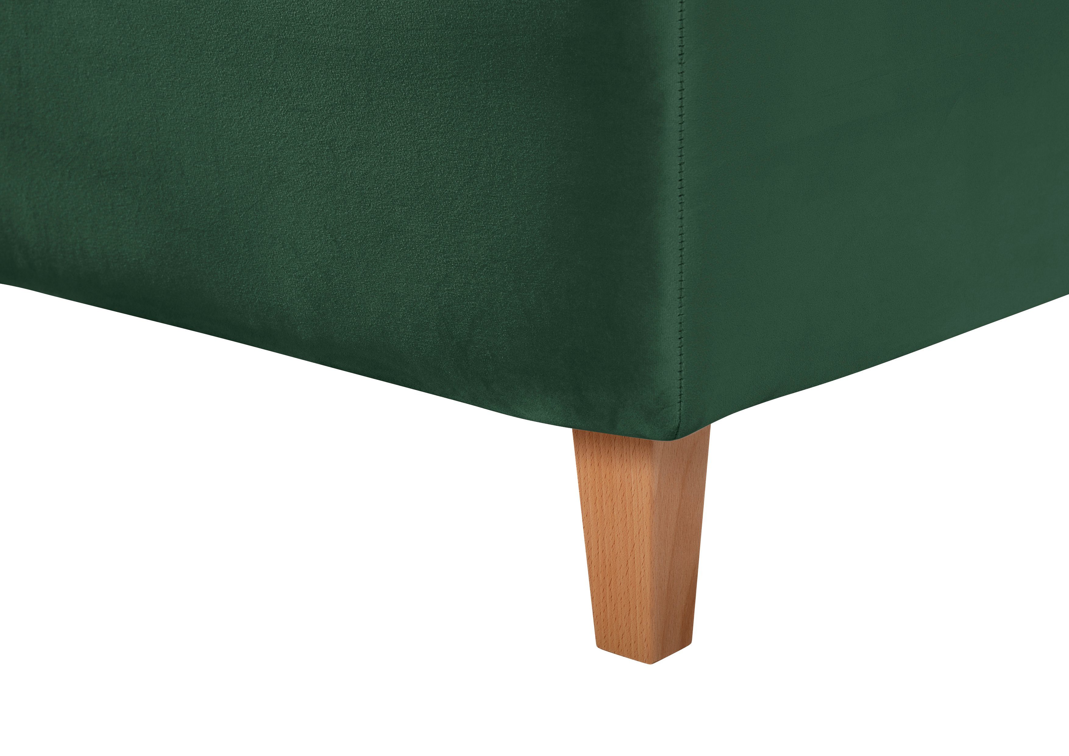 Guido Maria Kretschmer Home&Living Gestoffeerd bed Sunley 100 Kruisstiksel, hoofdbordhoogte 102 cm, zonder of met matras/lattenbodem