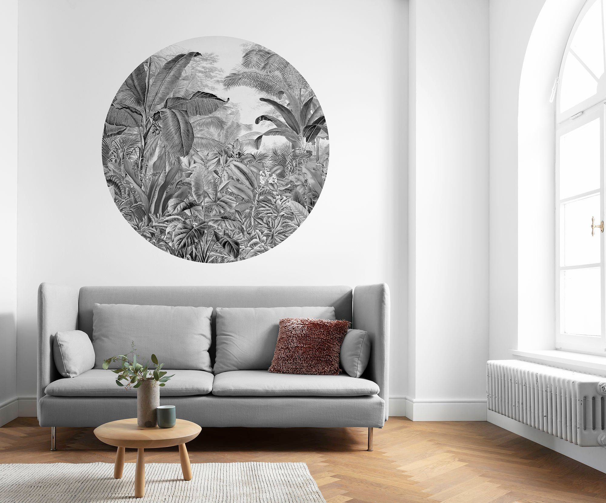 Komar Fotobehang Zelfklevend vlies - Wild Woods - Afmeting 125 x 125 cm (1 stuk)