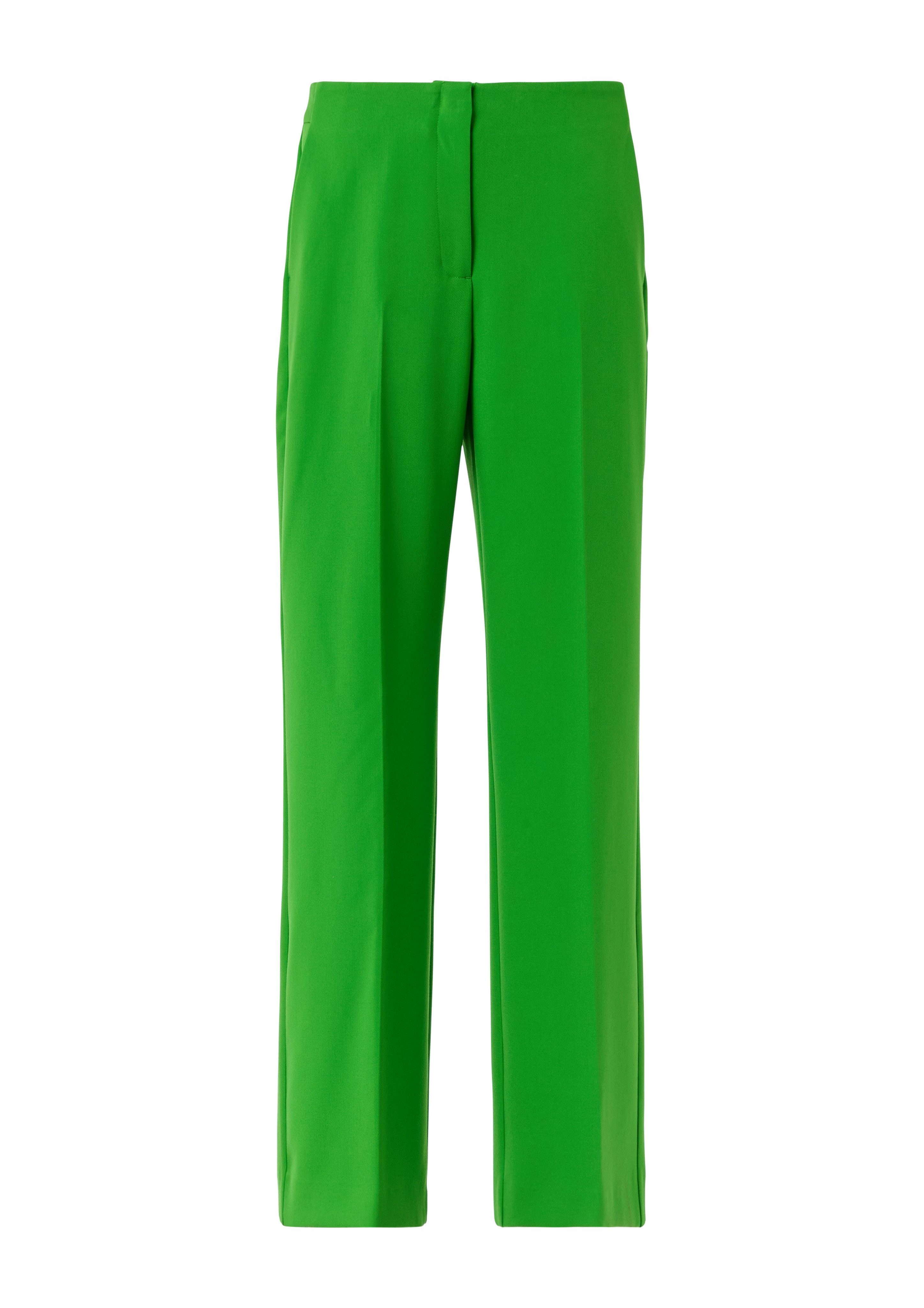 Comma Stoffen broek met persplooien