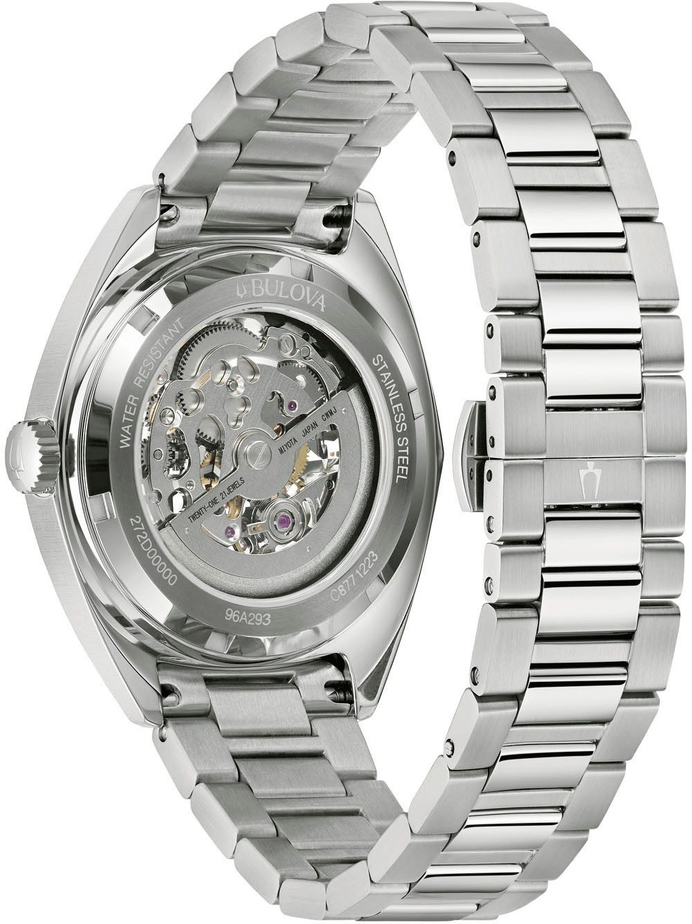 Bulova Automatisch horloge 96A292 Horloge, mechanisch, herenhorloge, roestvrijstalen band
