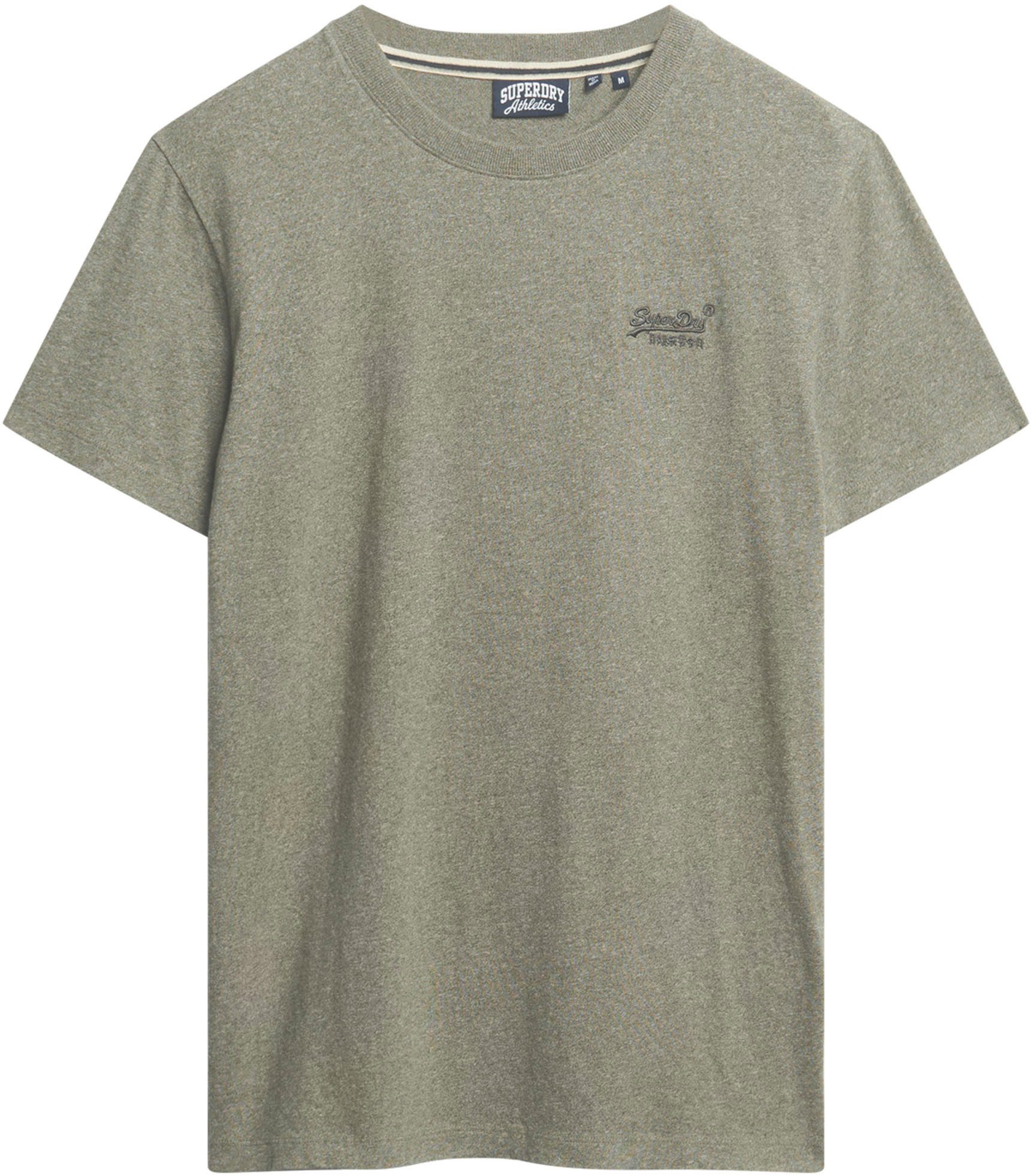 Superdry Shirt met ronde hals ESSENTIAL LOGO EMB TEE