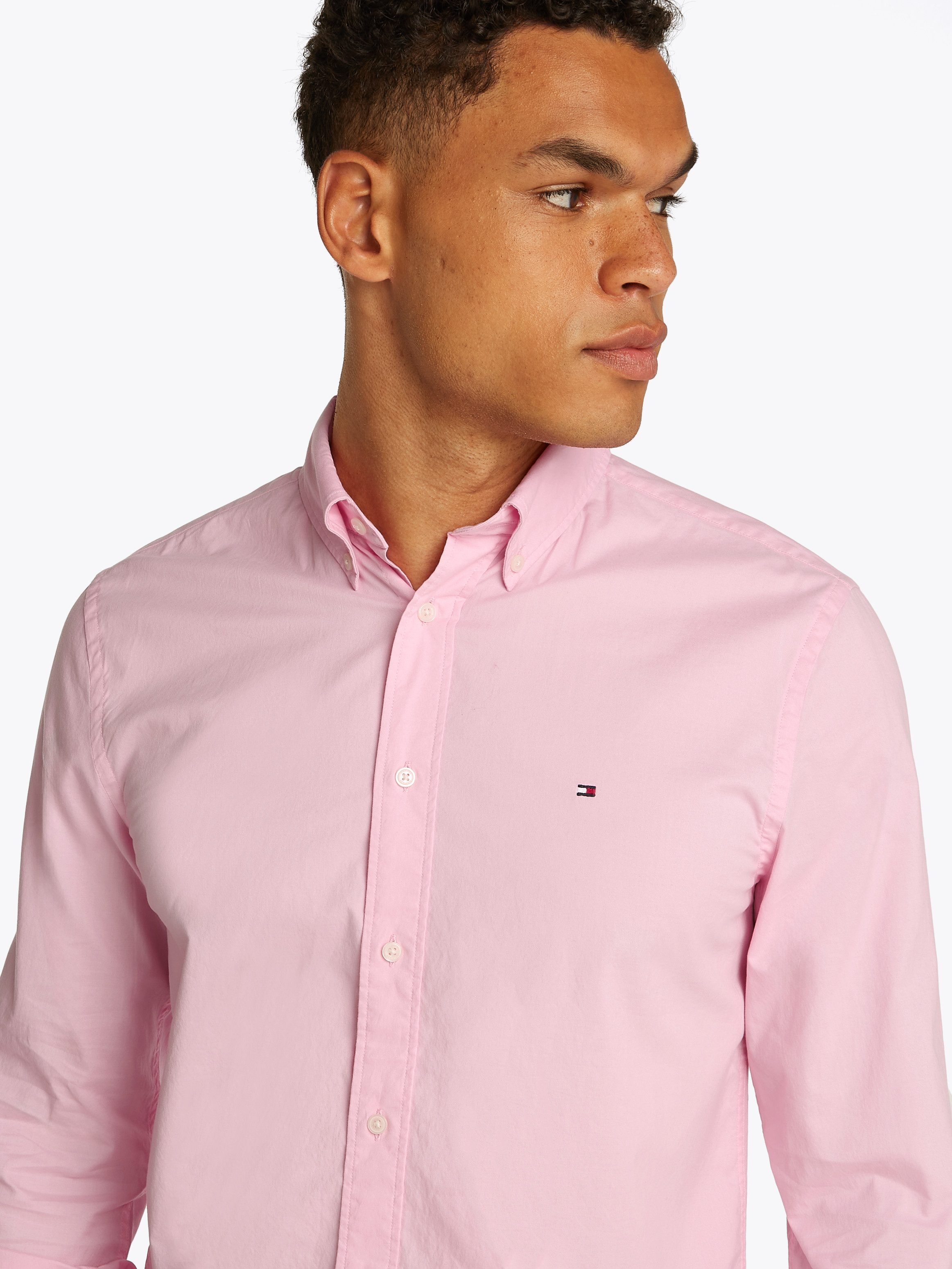 Tommy Hilfiger Businessoverhemd FLEX POPLIN SOLID RF SHIRT 1