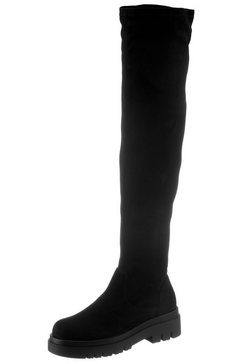 la strada overknee-laarzen in een eenvoudige look zwart
