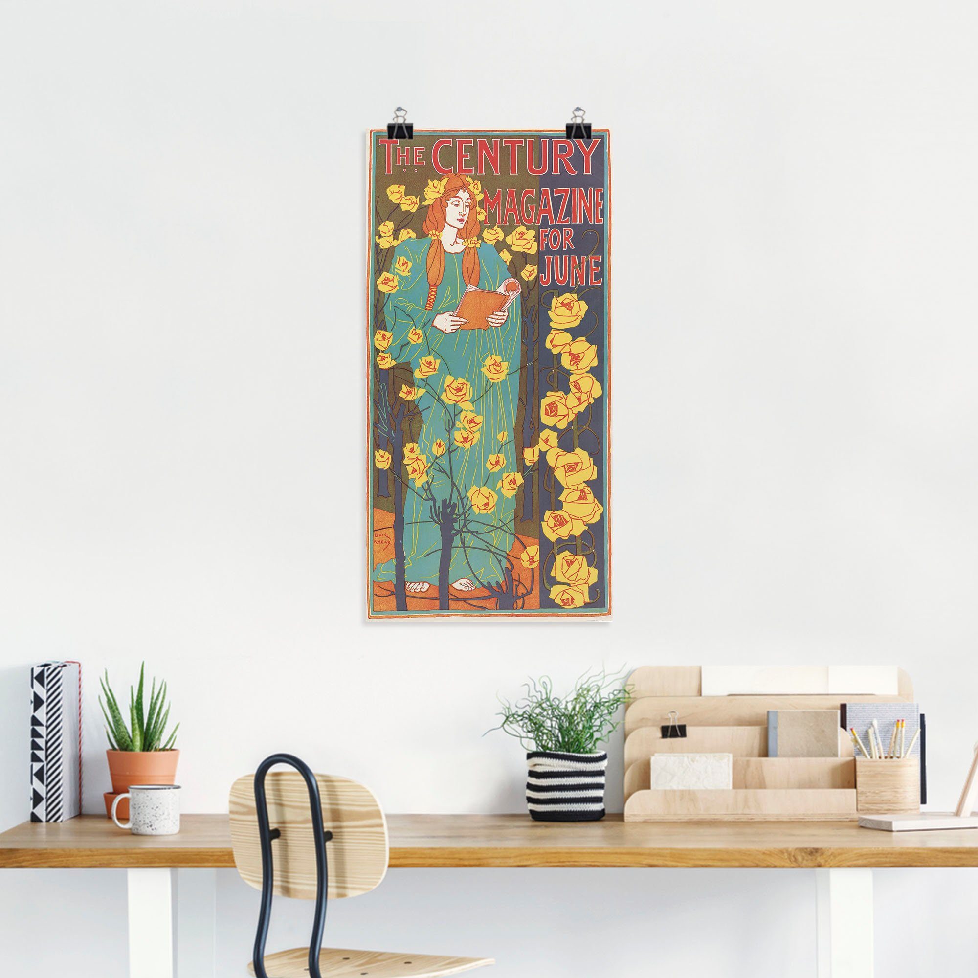 Artland Artprint The Century Magazine: June als poster, muursticker in verschillende maten