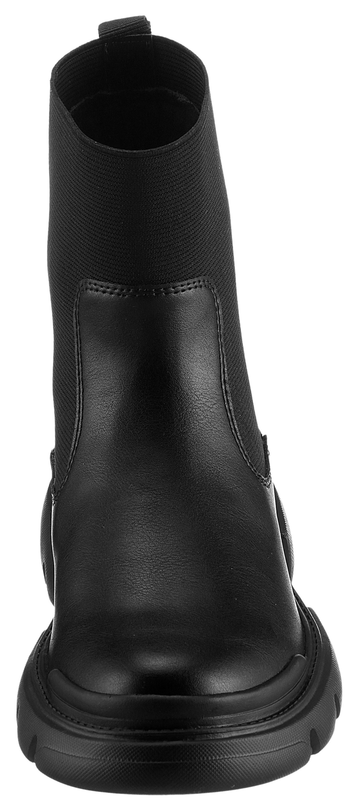 Geox Chelsea-boots J JUNETTE GIRL C Plateau laarzen, instaplaarzen, winterlaarzen met blokhak