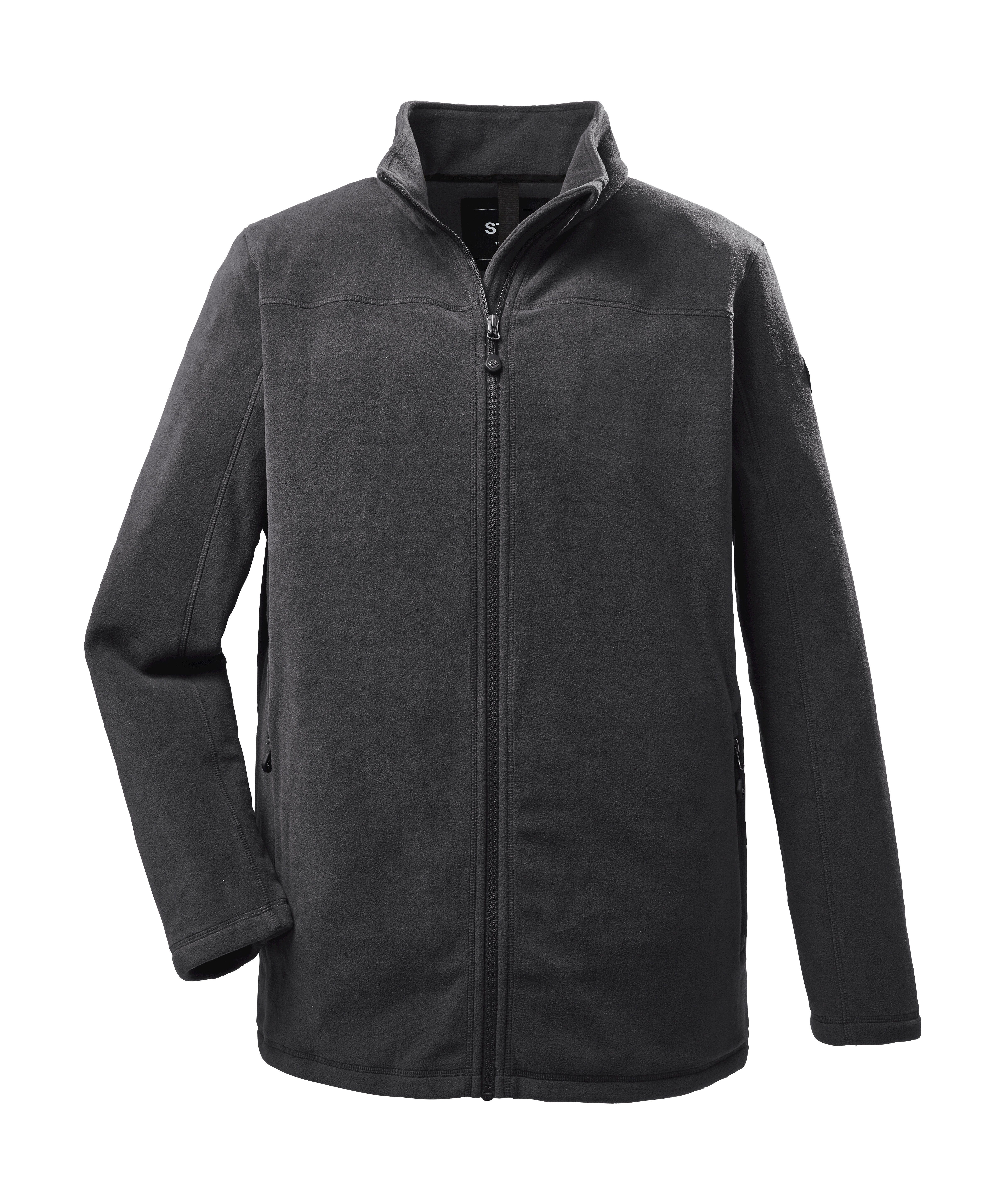 STOY Fleecejack STS 18 MN JCKT Lichte fleecejas met stretch, kinbescherming en ritszakken