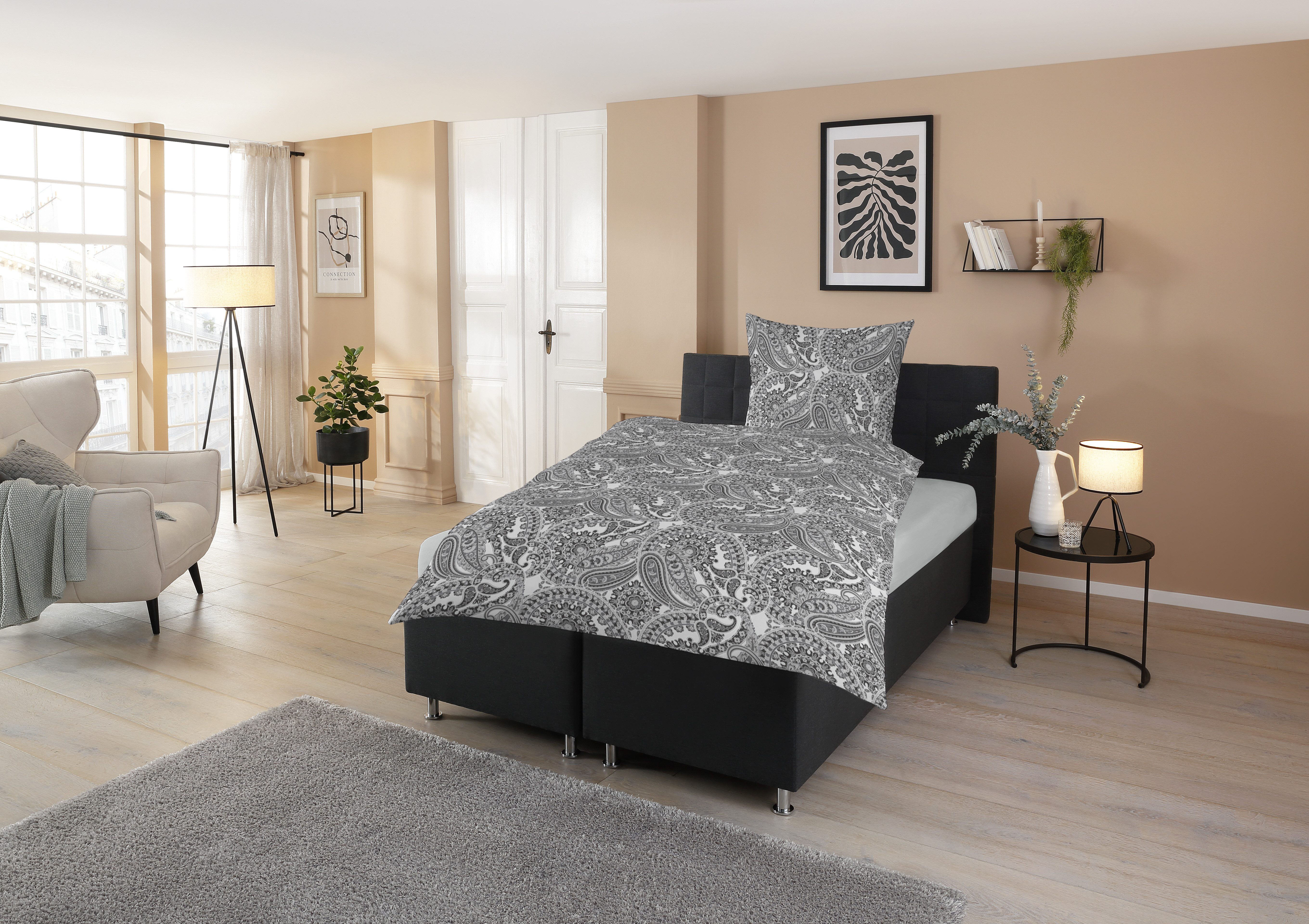 CASATEX Beddengoed Luana Paisley ontwerp, modern en mooie kleuren (2-delig)