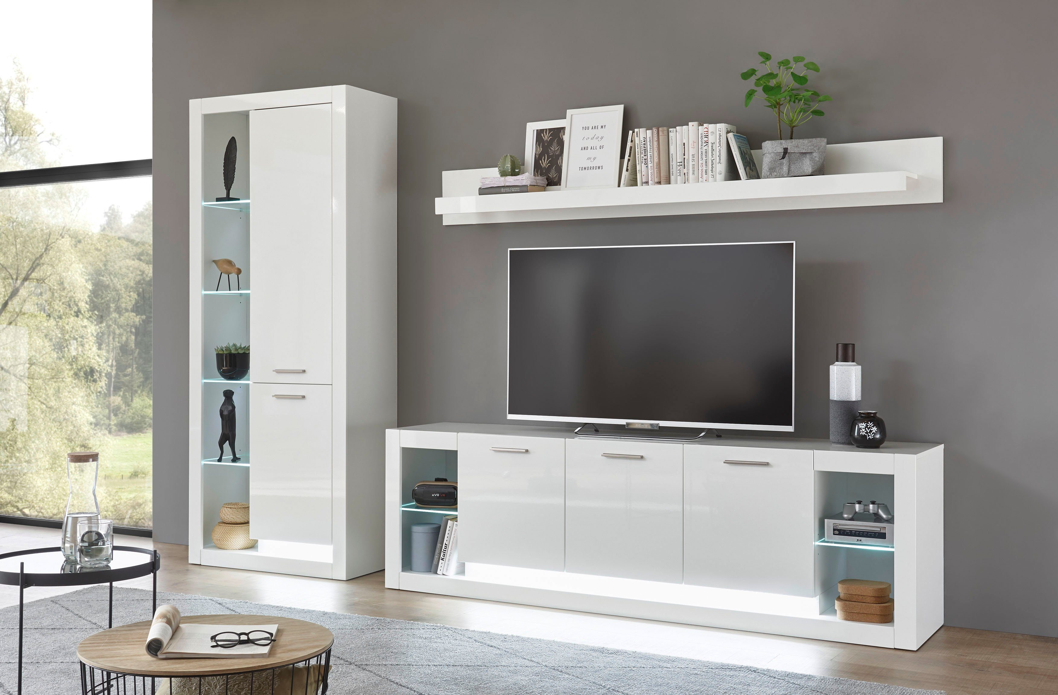 Places of Style Wandmeubel MERAN in modern design (3-delig)
