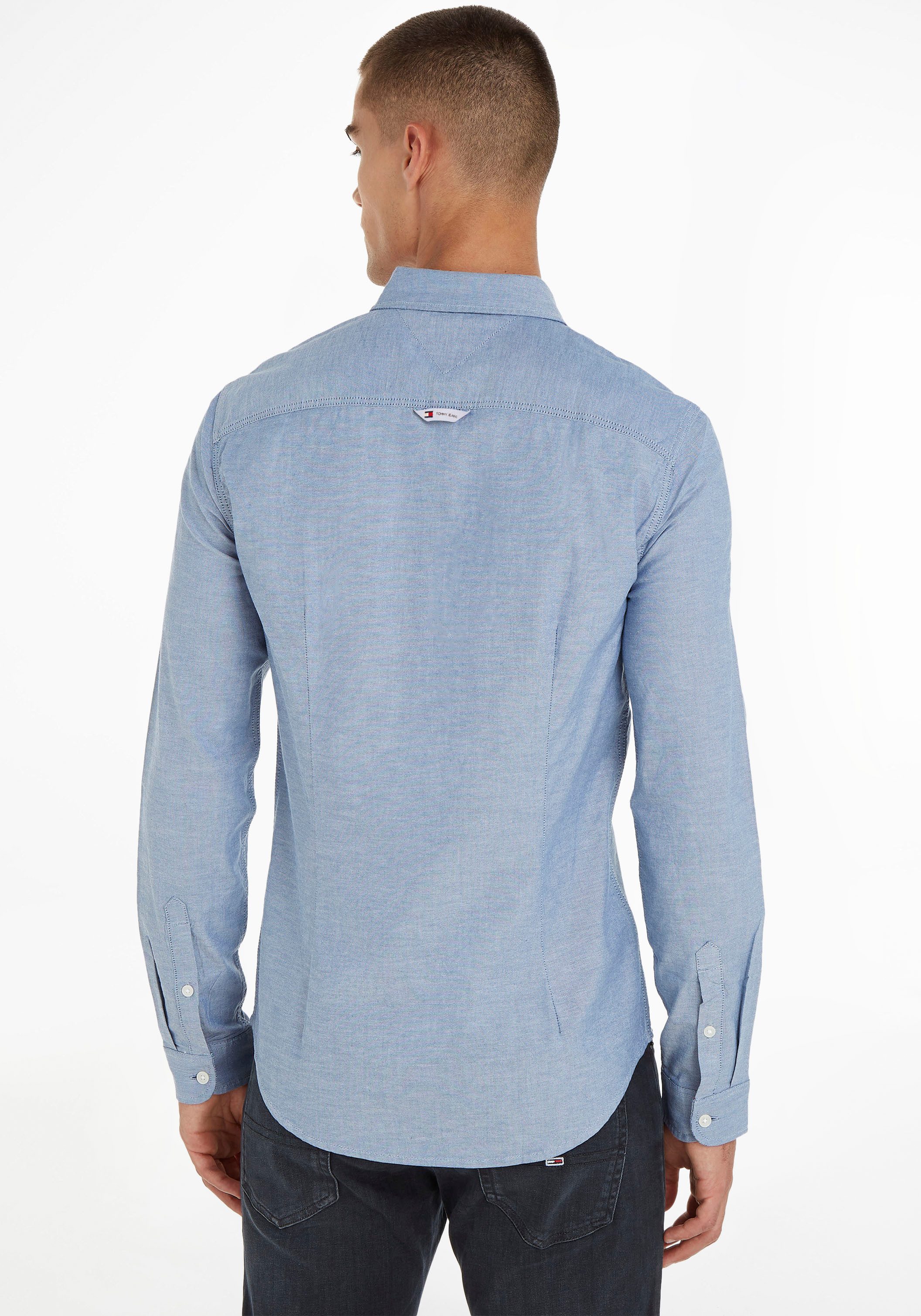 TOMMY JEANS Overhemd met lange mouwen TJM SLIM STRETCH OXFORD SHIRT
