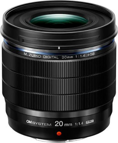 OM SYSTEM Objectief OM SYSTEM M.Zuiko Digital ED 20mm F1.4 PRO geschikt voor olympus & om system mft camera's