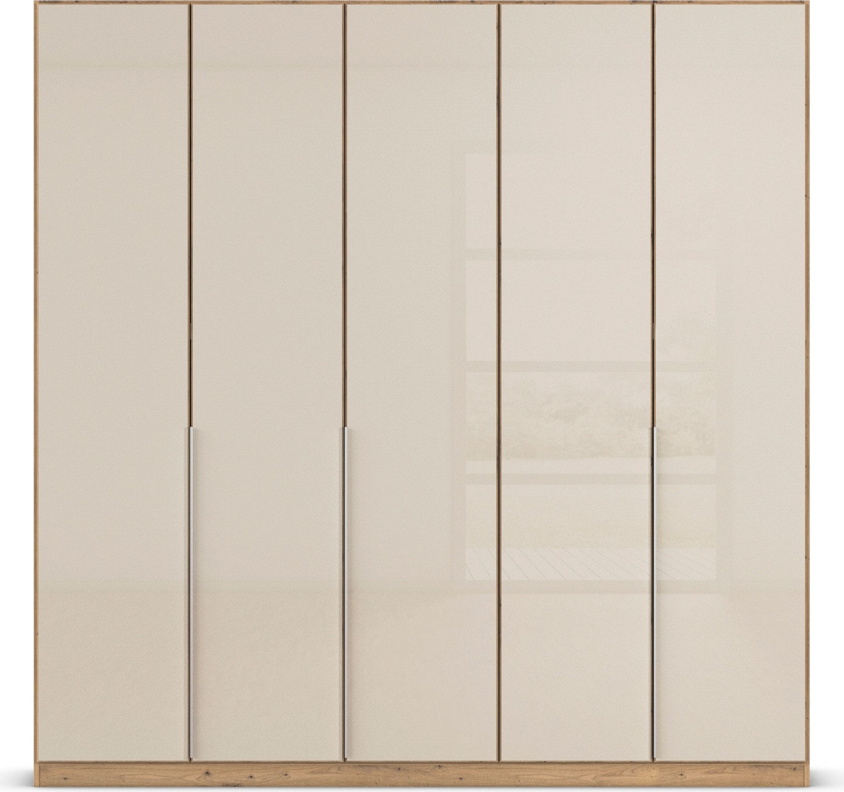rauch Draaideurkast Kledingkasten kast garderobe AGORDO met glazen front doordachte binnenuitrusting, in 6 breedtes en 2 hoogtes made in germany