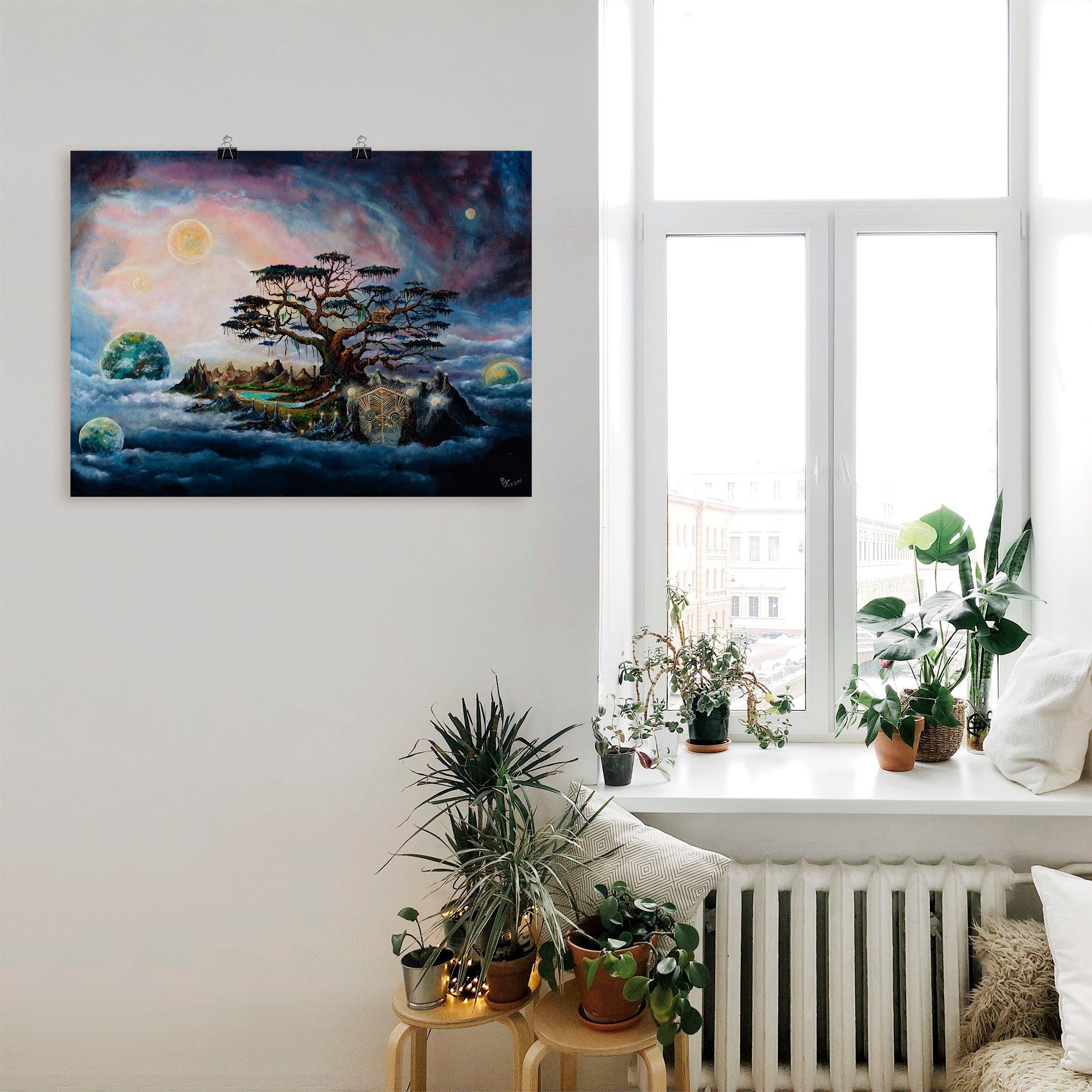 Artland Artprint De wereldwachters als artprint van aluminium, artprint op linnen, muursticker of poster in verschillende maten