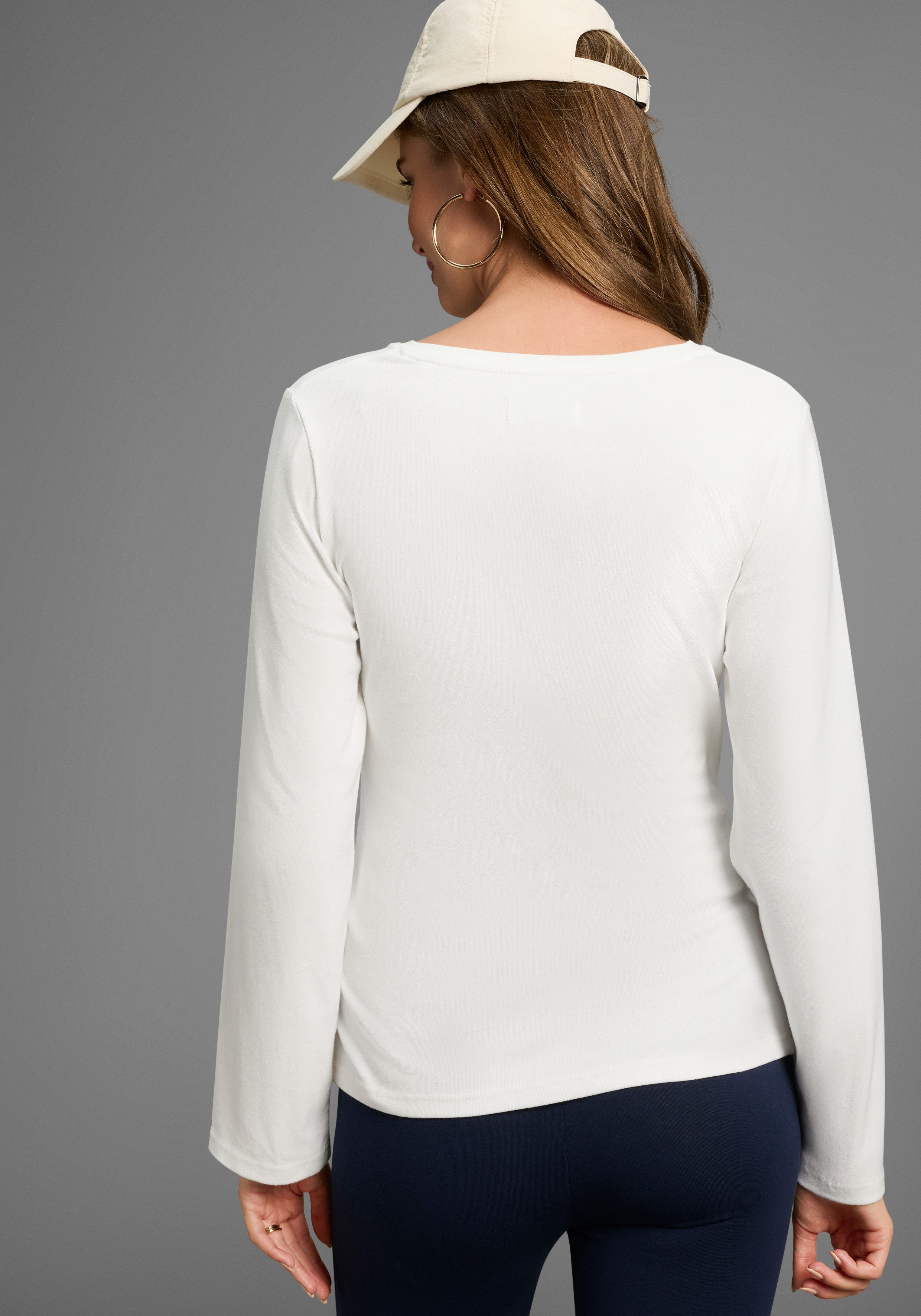Neun Monate Zwangerschapsshirt 2-Pack Voedingsshirts met praktische opening (2-delig)
