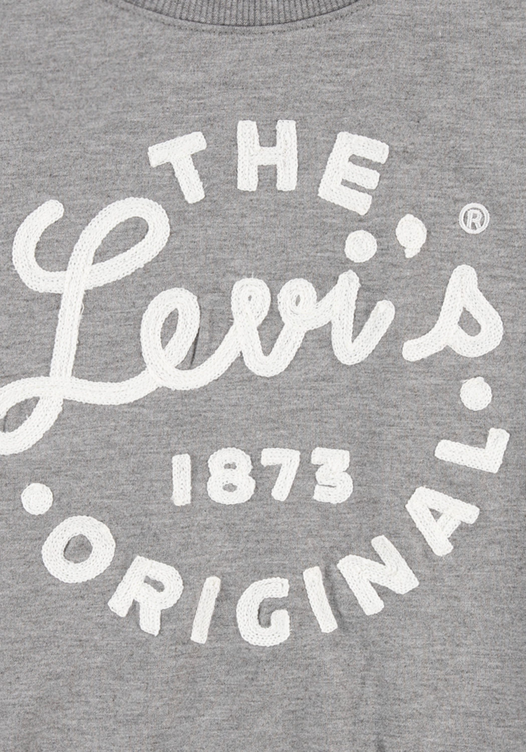 Levi's Kidswear Shirt met lange mouwen LVG WESTERN BUBBLE LS TEE met ballonnenzoom voor meisjes