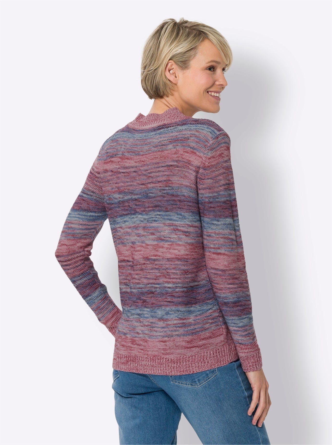 Classic Basics Gebreide Trui met opstaande kraag