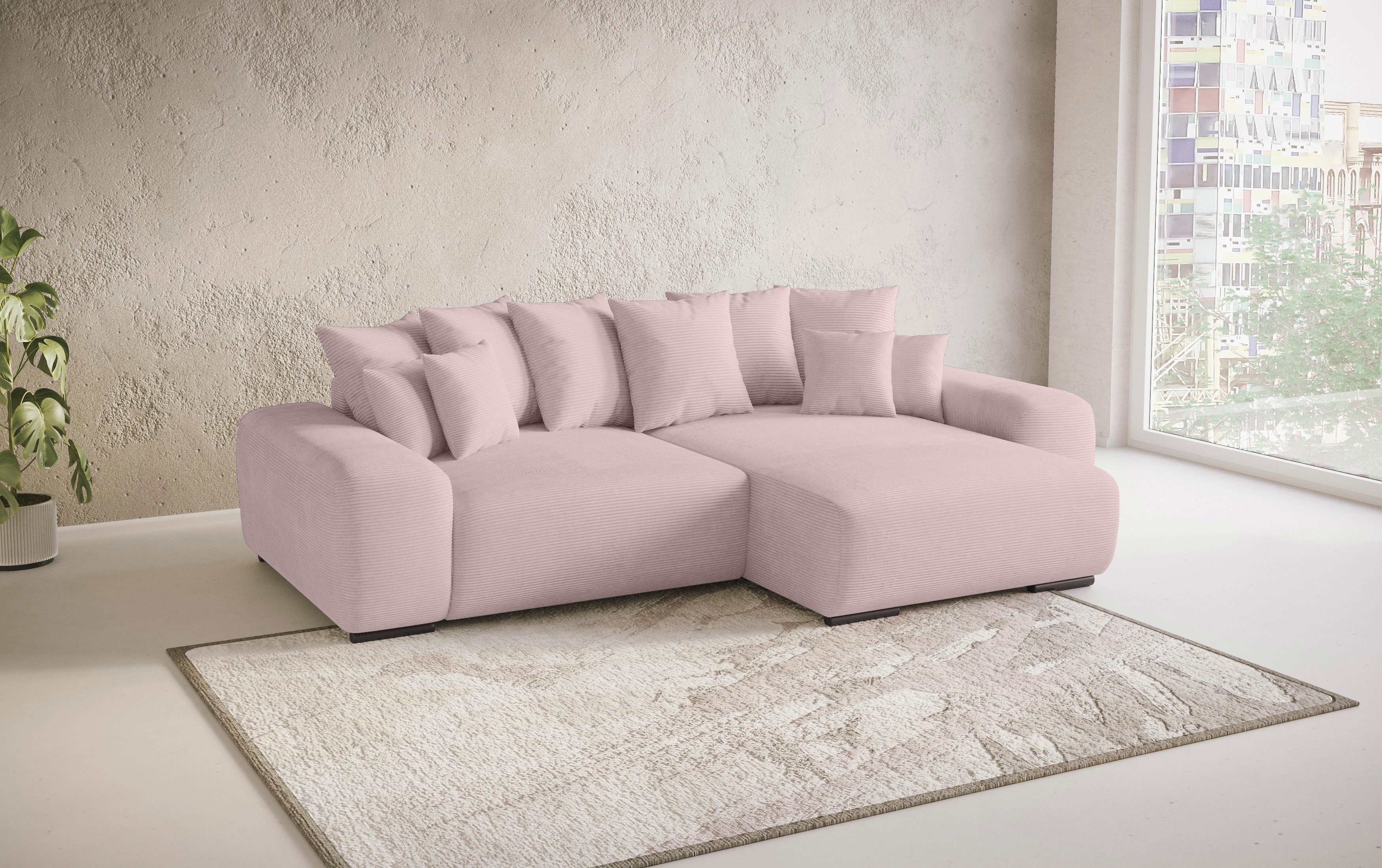 Mr. Couch Hoekbank Sundance, L-vorm Permanente slaper met bed, bedbox, tot 140 kg belastbaar