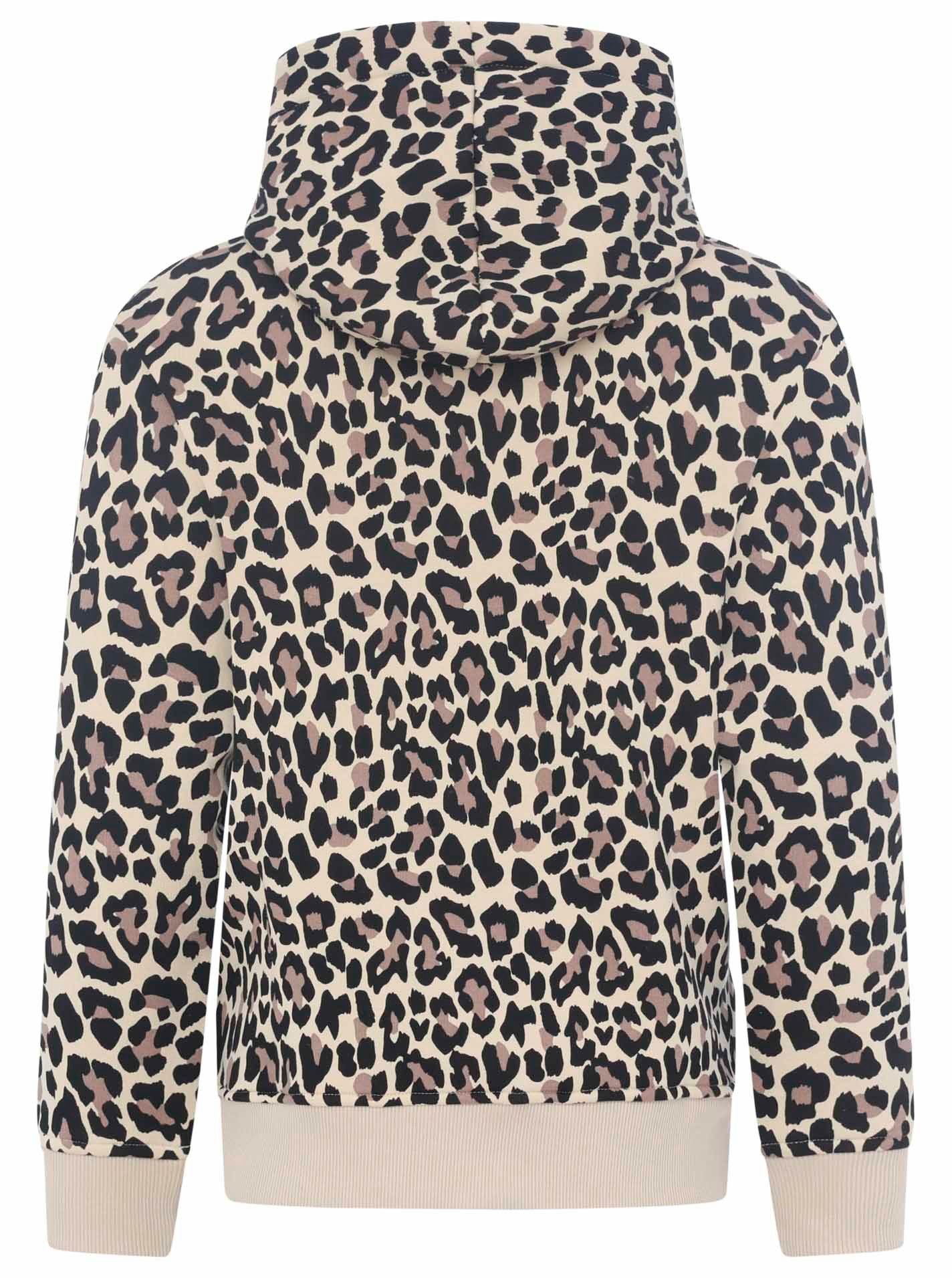 Zwillingsherz Hoodie Klassiek Leo AOP Leo allover met kangoeroezakken