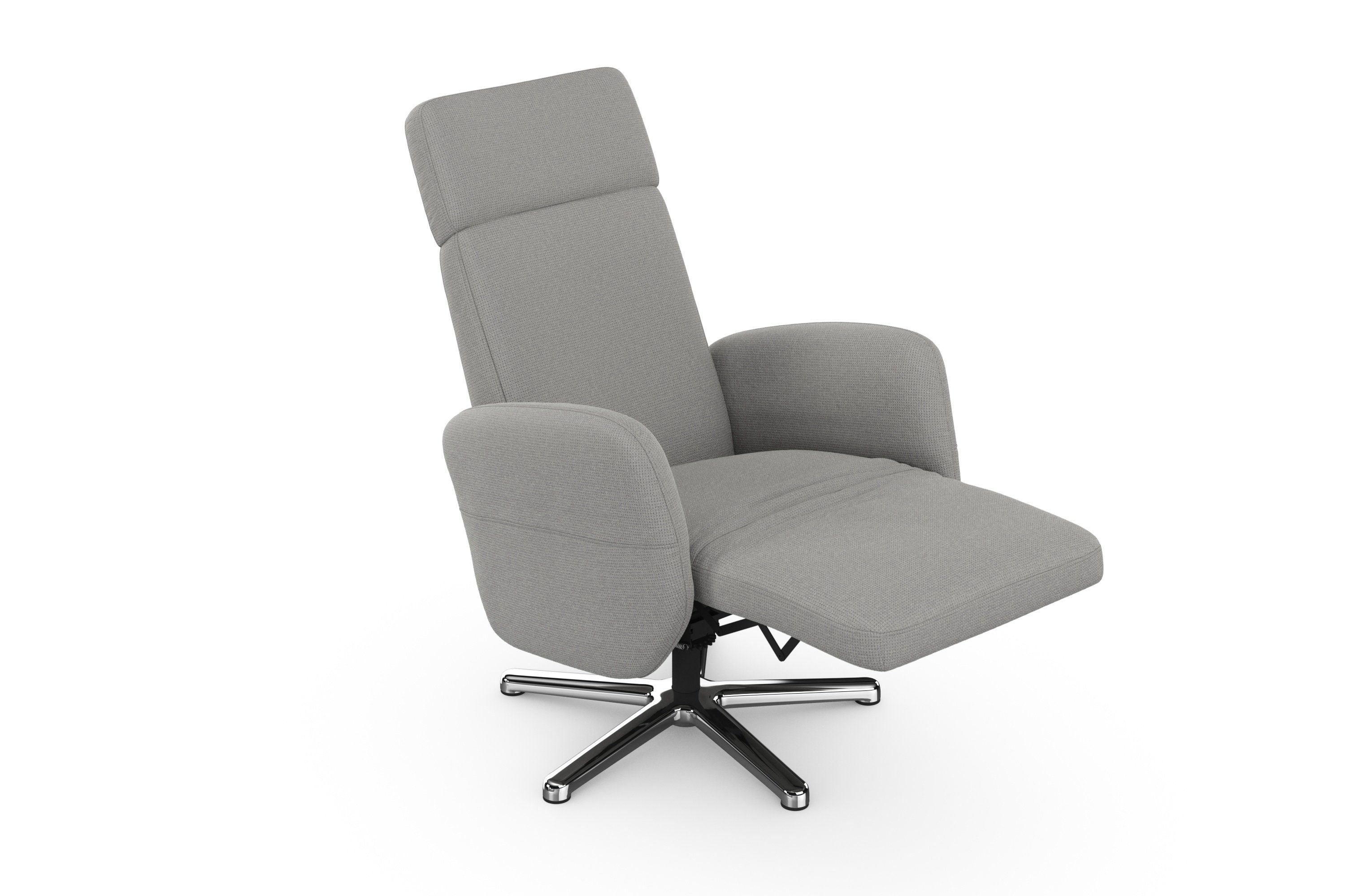 sit&more Relaxfauteuil Grenoble, incl. hoofdsteunverstelling en bekabelde afstandsbediening