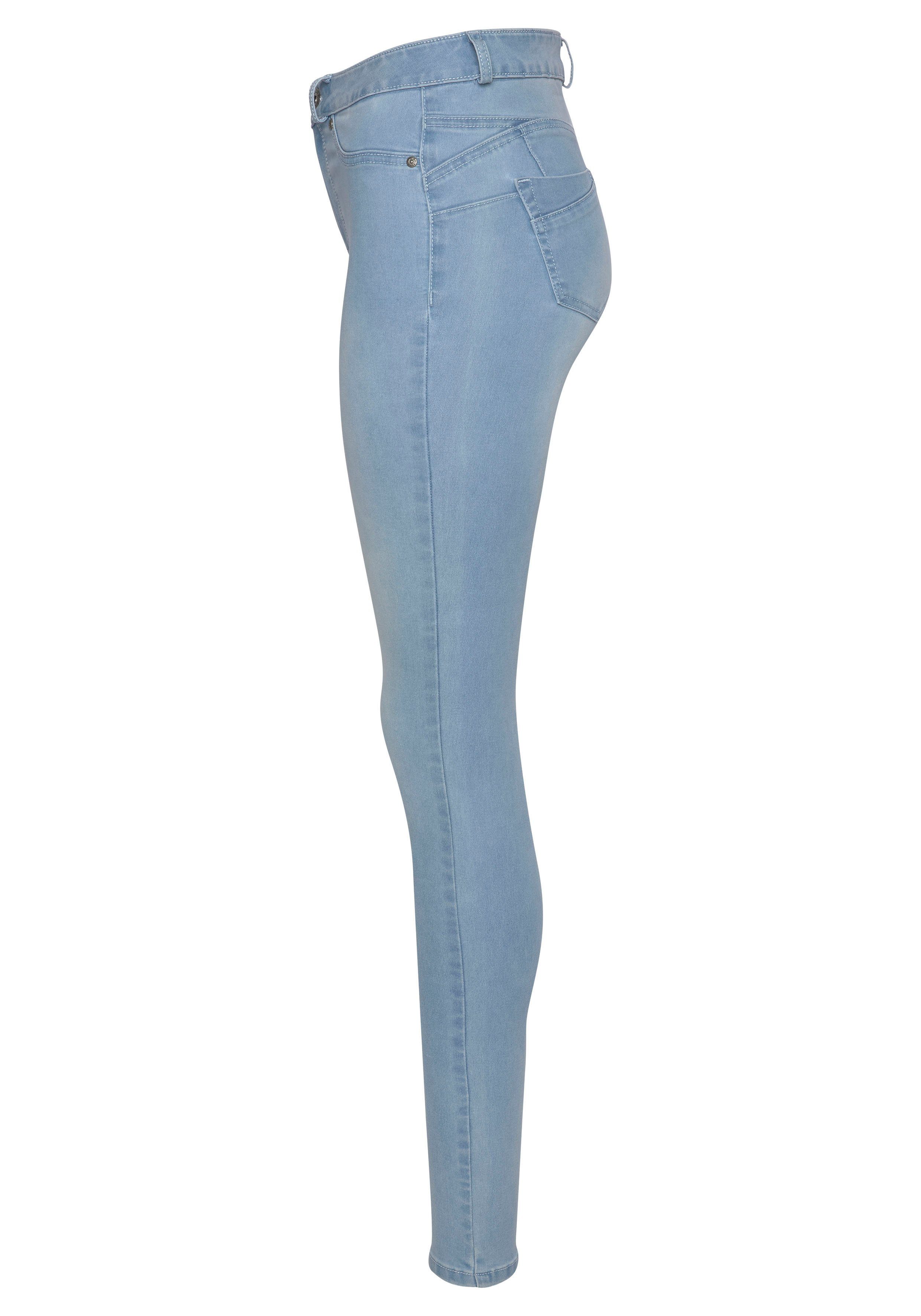 Arizona Skinny fit jeans Ultra Stretch skinny-fit, geaccentueerde taille, shaping-effect, high waist