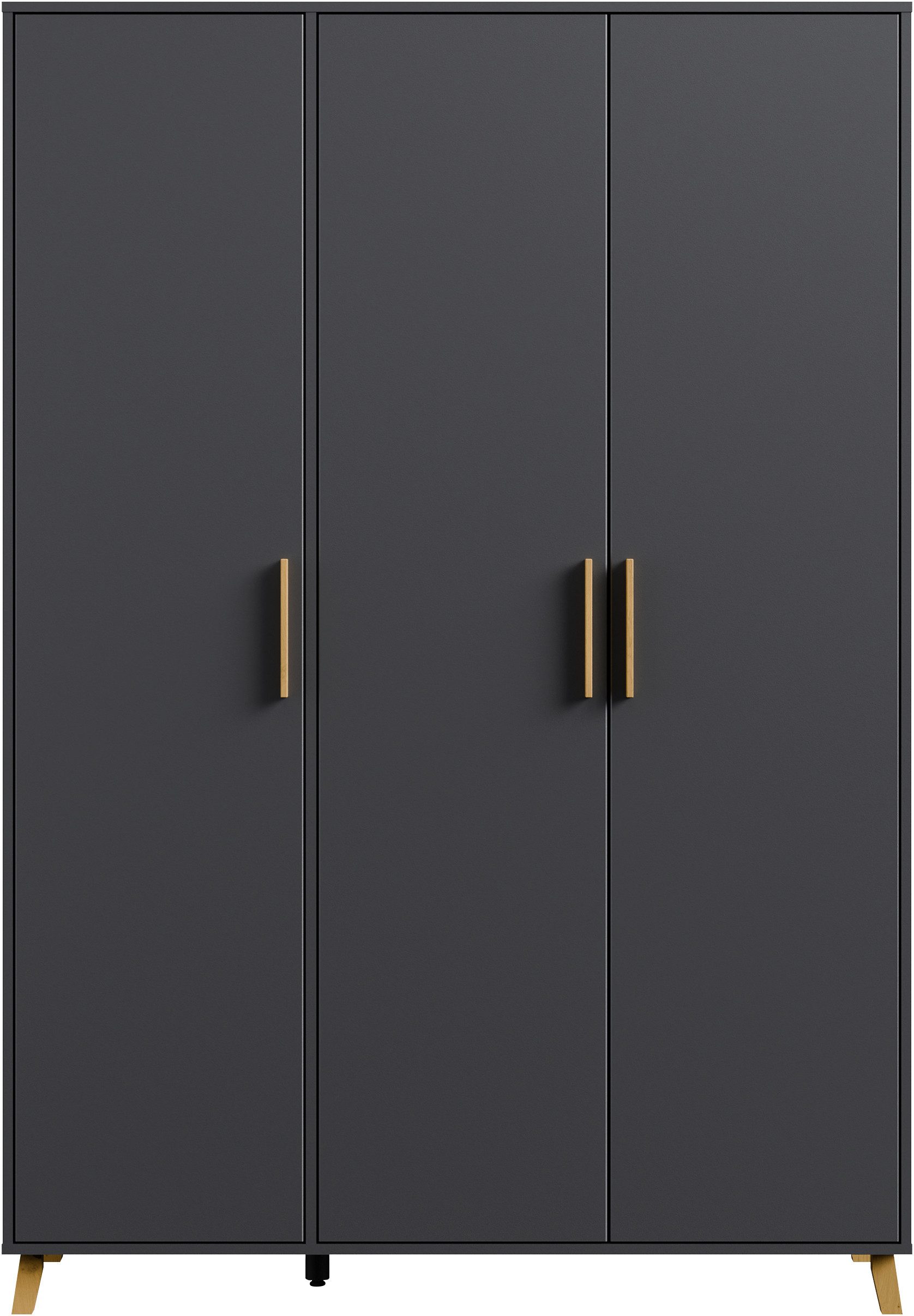 rauch Draaideurkast Kledingkast kast garderobe waskast SHINJO Grepen en voeten van massief hout, veel opbergruimte MADE IN GERMANY