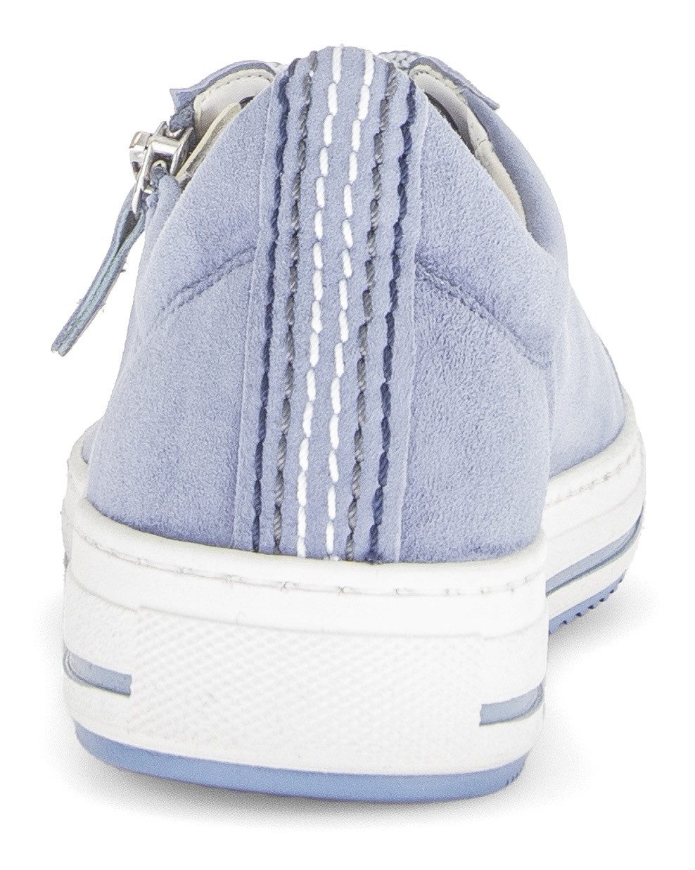 Gabor Plateausneakers Florence , veterschoenen, lage schoen met contraststiksels op de hiel, g-breedte