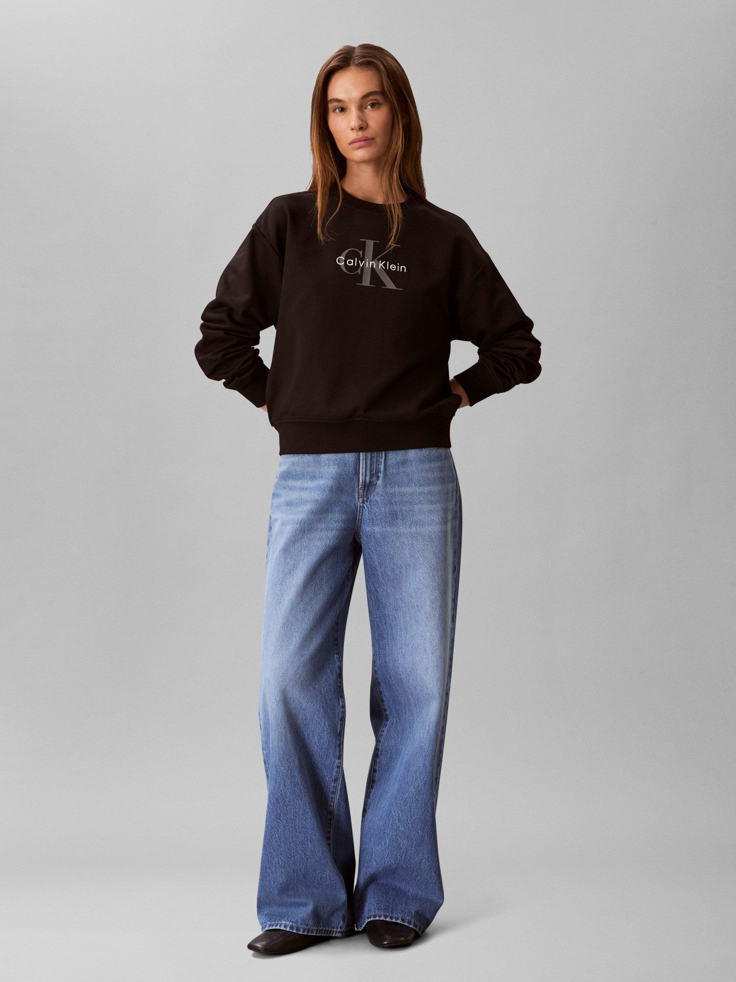 Calvin Klein Sweatshirt LS MNLG FRNCH TRRY R